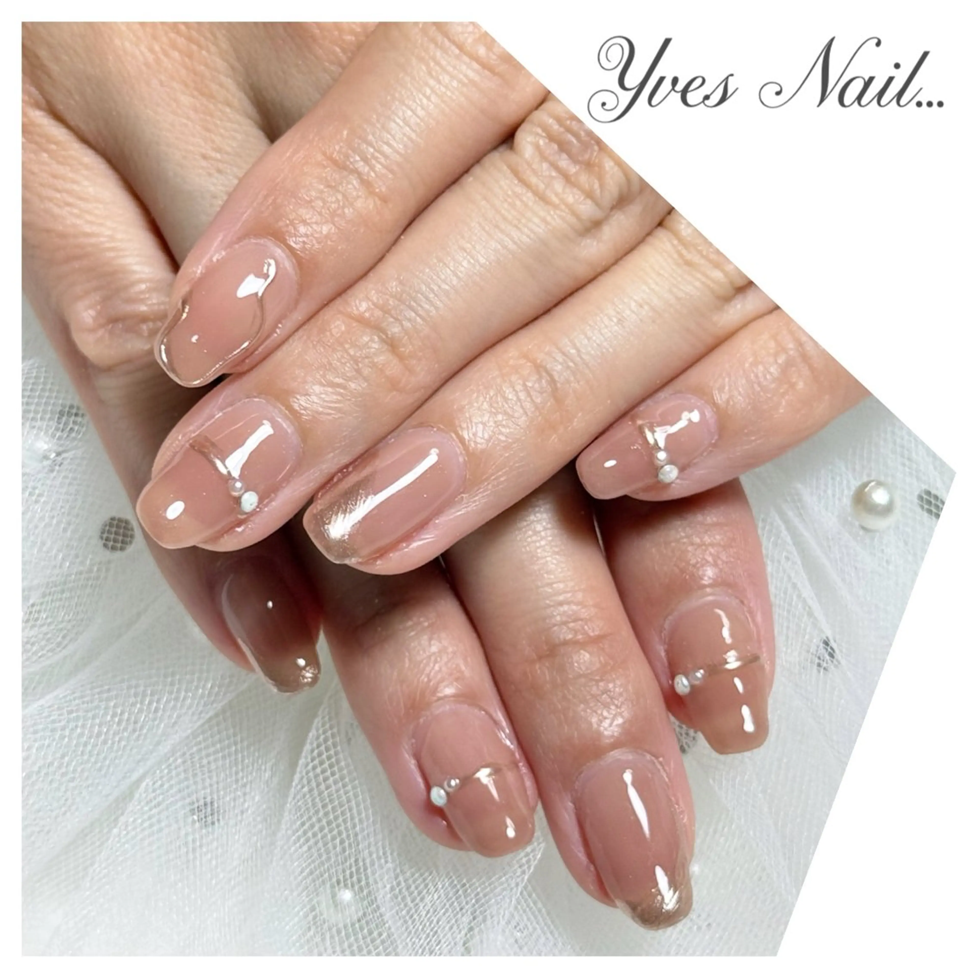 ネイル オフィスネイル シンプルネイル ハンドネイル kanno yのネイルデザイン