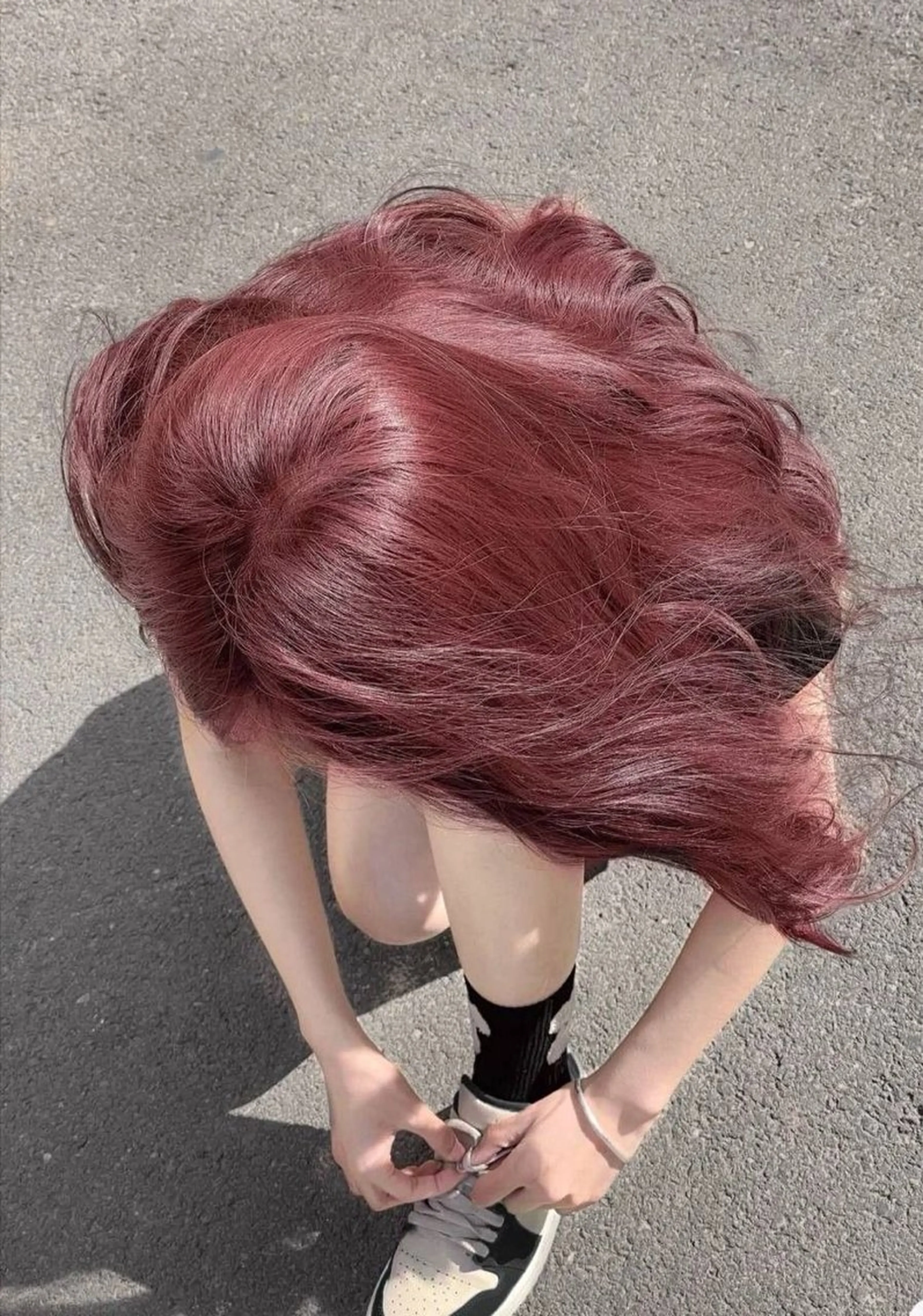 ロング カラー トレンド暖色ヘア🍒 miu🍒のヘアスタイル