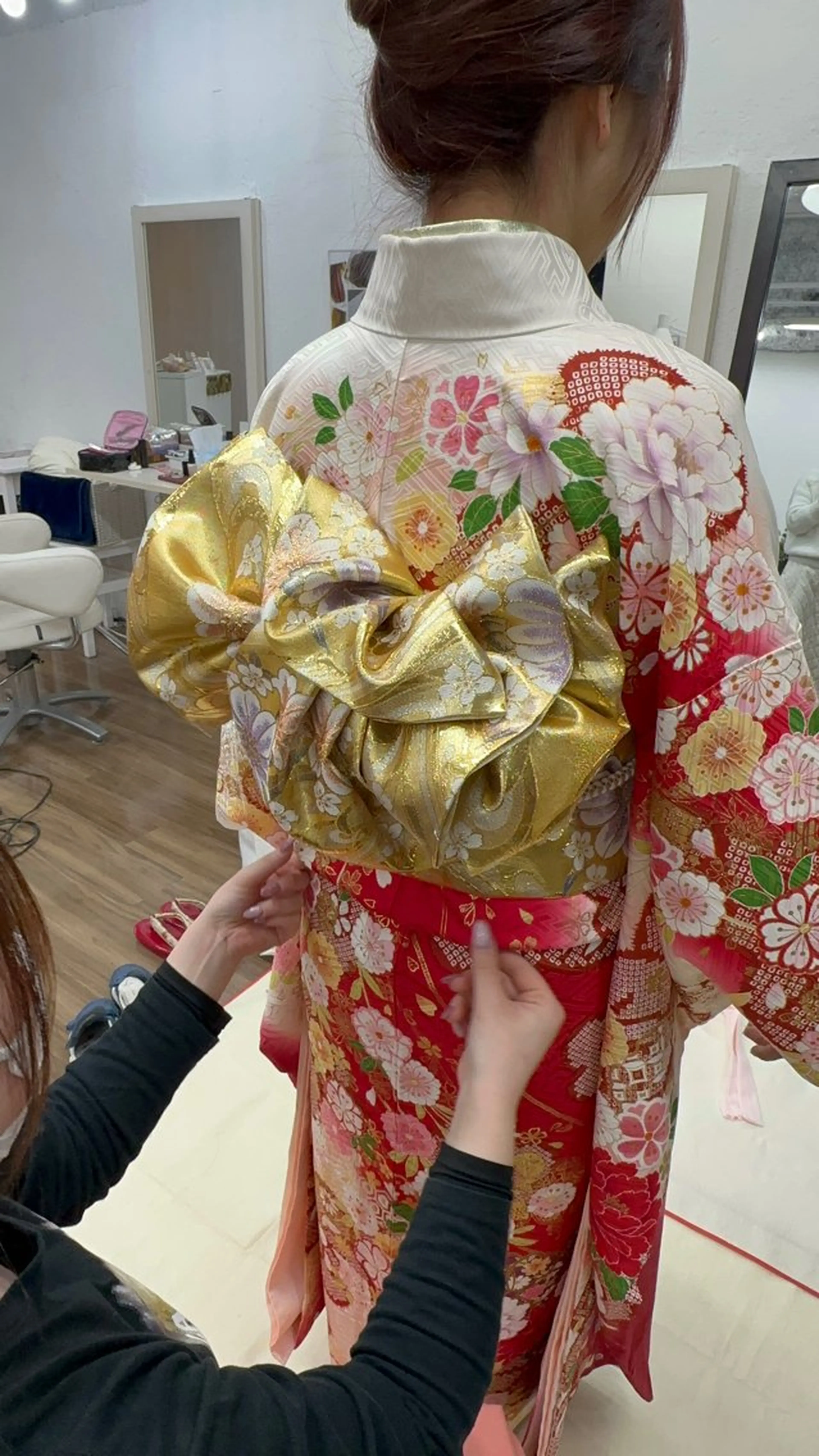 ヘアアレンジ 着付け GLOSS 心斎橋 山上のヘアスタイル