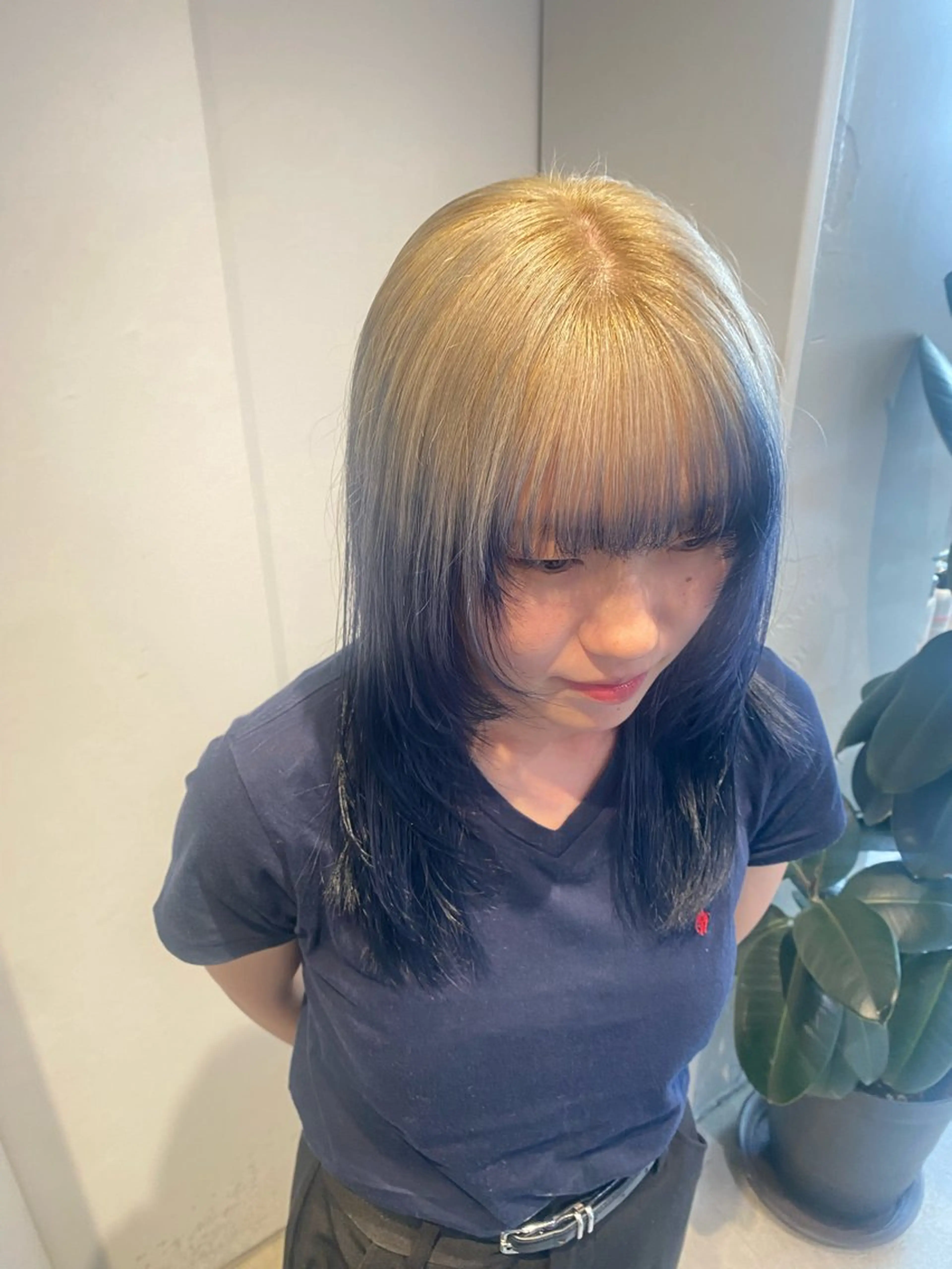 セミロング ヘアカラー ミユウ👗🎀 /カラーリスト/ボブのヘアスタイル