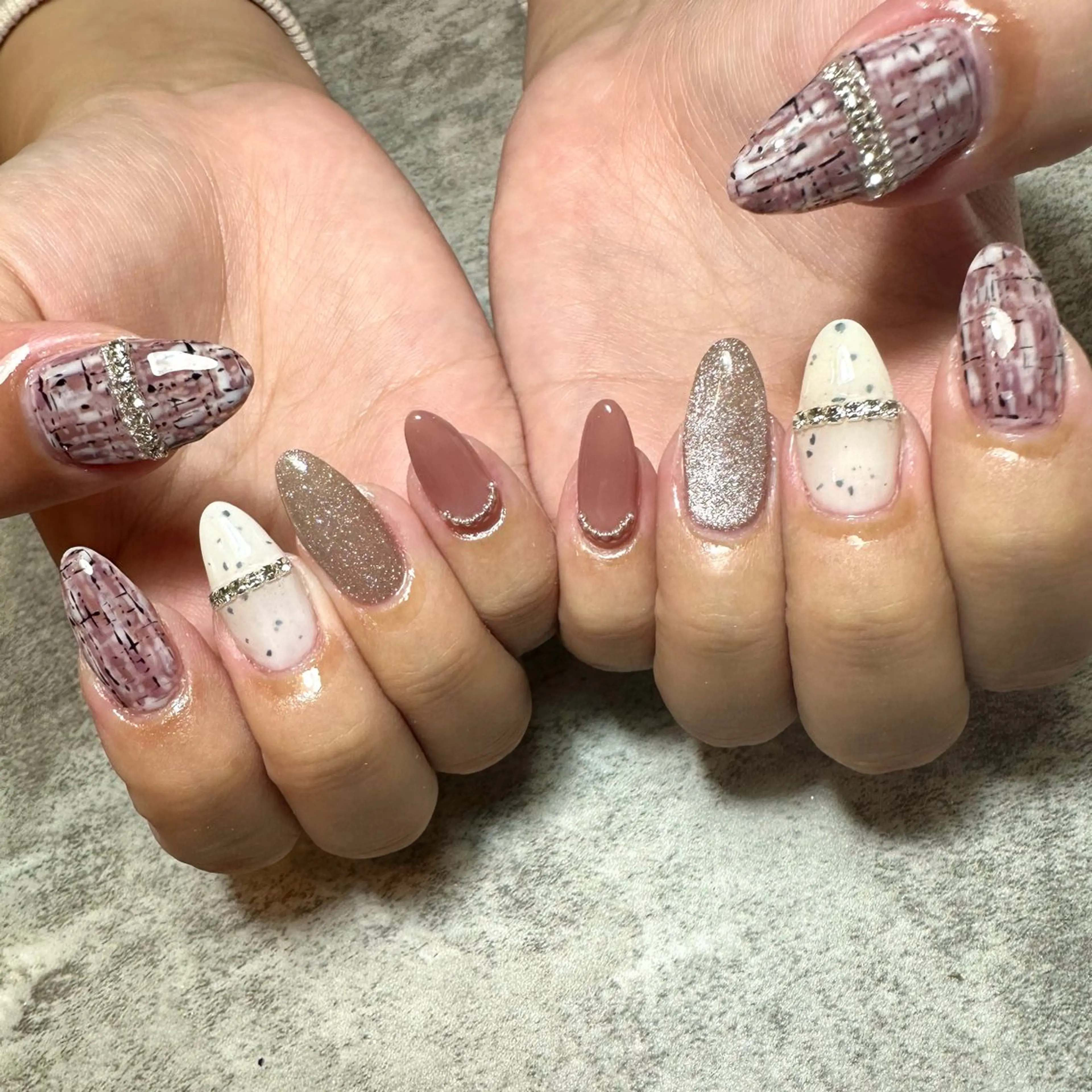 ネイル パープル Mii nailのネイルデザイン