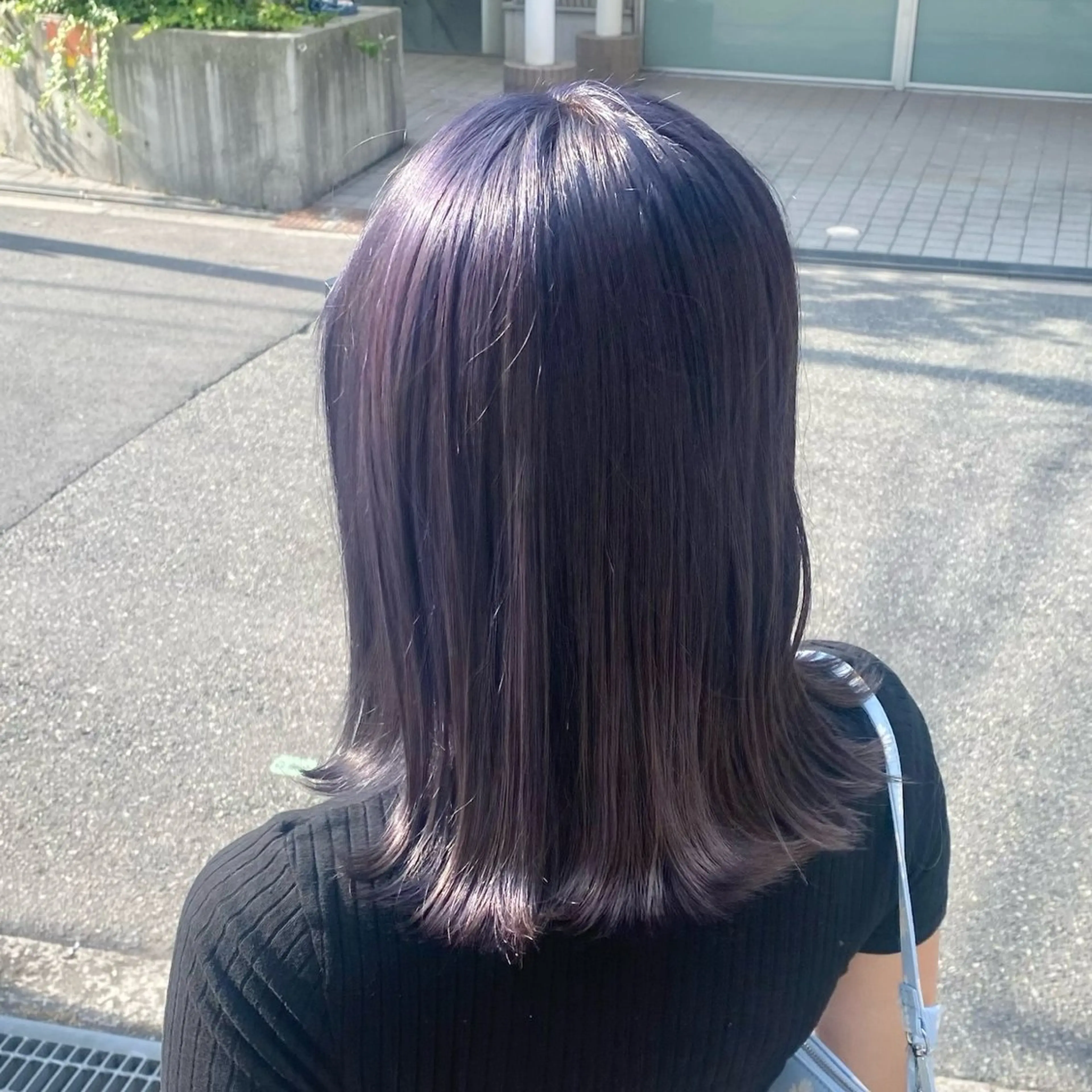 ミディアム カラー 阪急伊丹🫧 ahu かなうのヘアスタイル