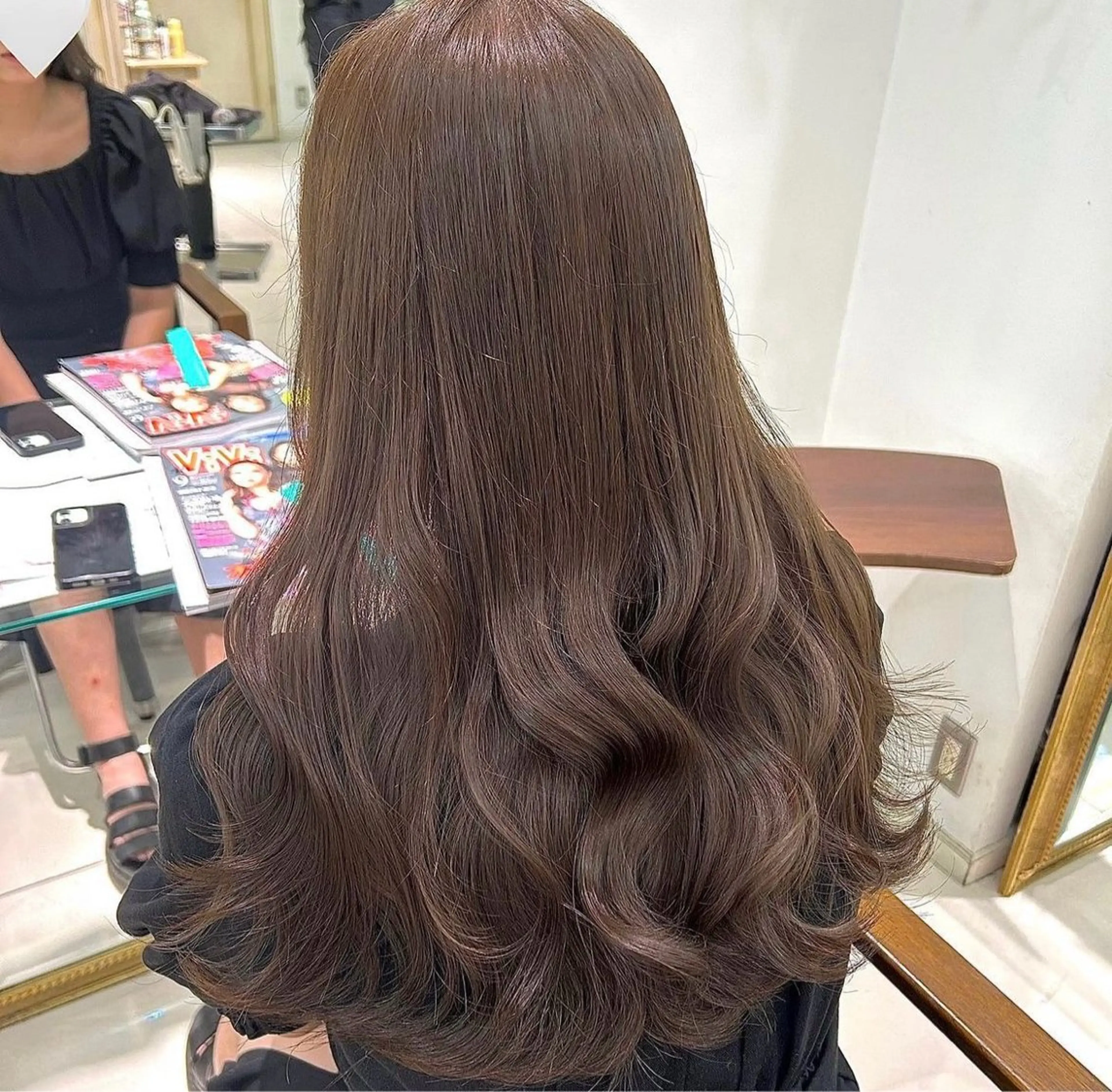 ロング カラー ヘアアレンジ 透明感カラー 髪質改善 透明感カラー ai🫧🪞のヘアスタイル