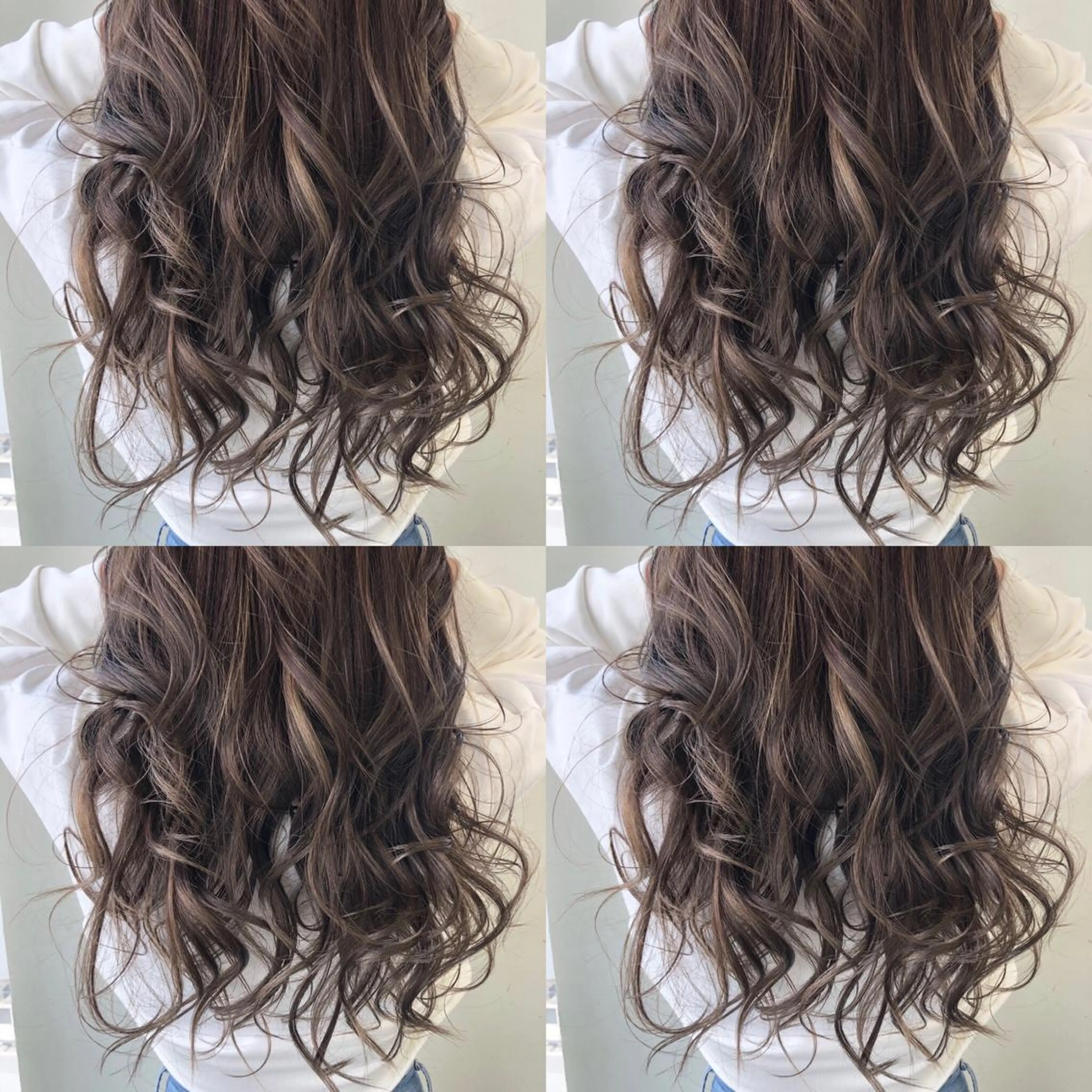 ロング ハイライト ヘアカラー トリートメント 小澤大輔 YOLO hairのヘアスタイル