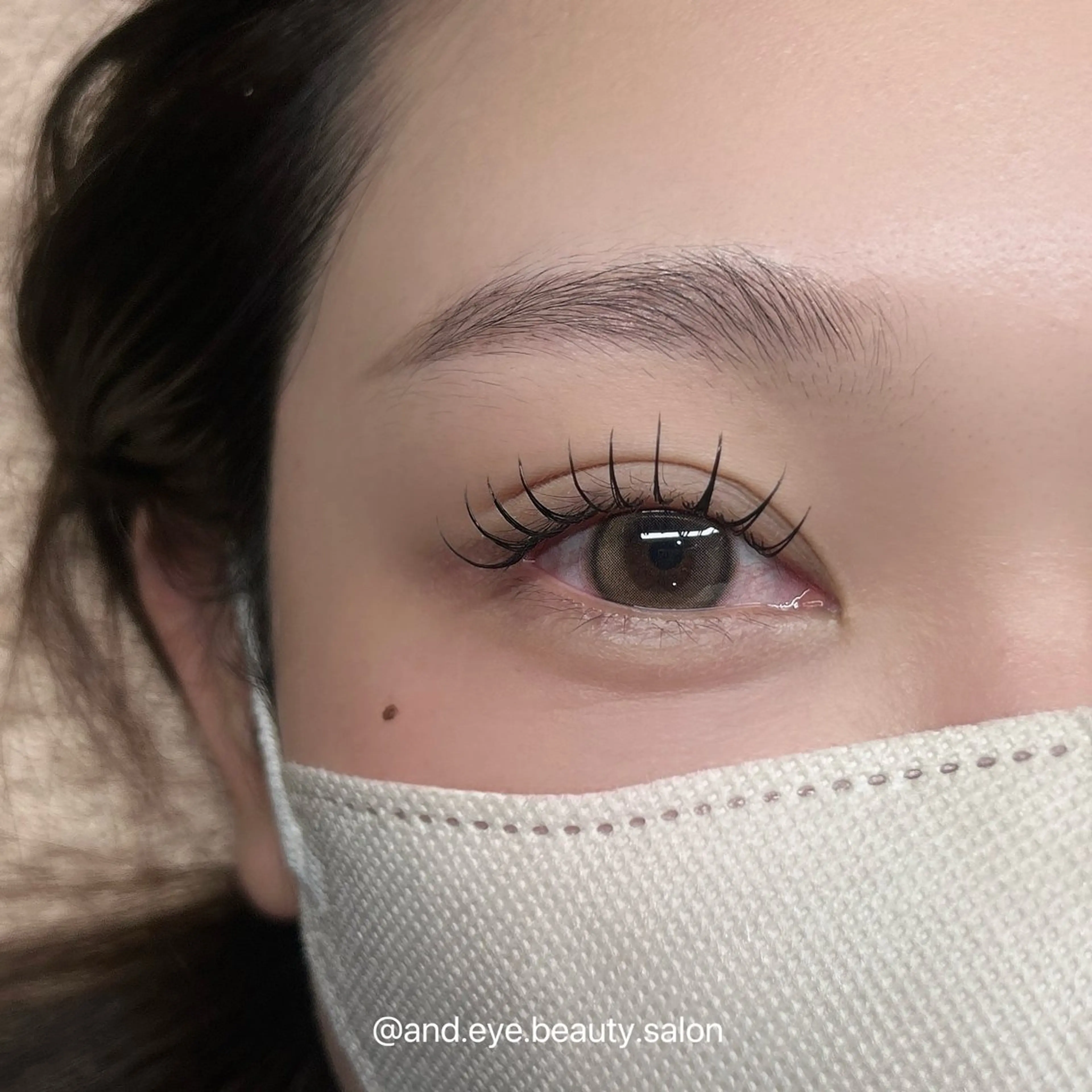 マツエク・マツパ and_eye所属・𝐒𝐀𝐍𝐀 学園前のマツエク・マツパデザイン