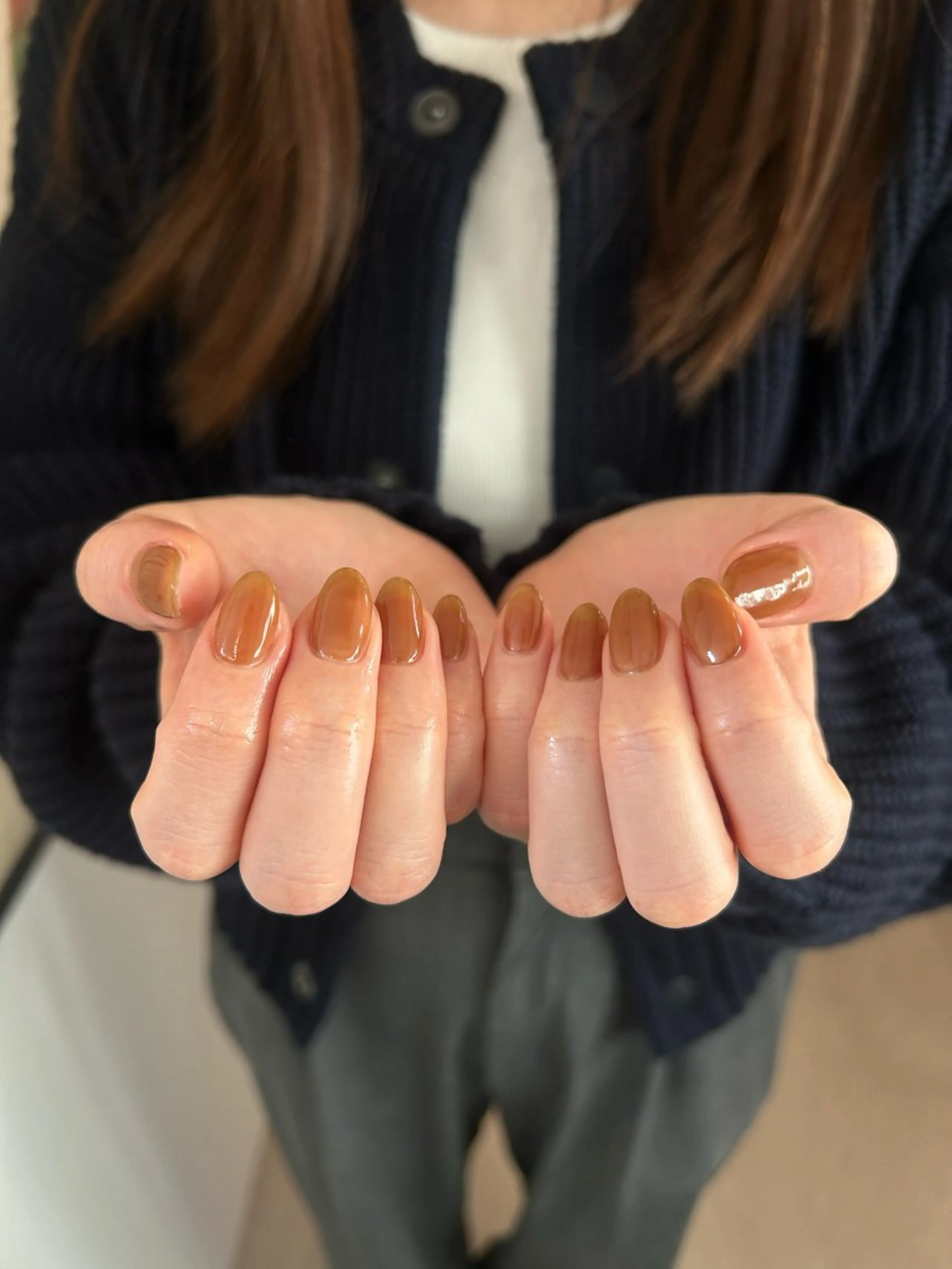 ネイル ワンカラーネイル 春ネイル mer -fudge-所属・mer-fudge- hotaruのネイルデザイン