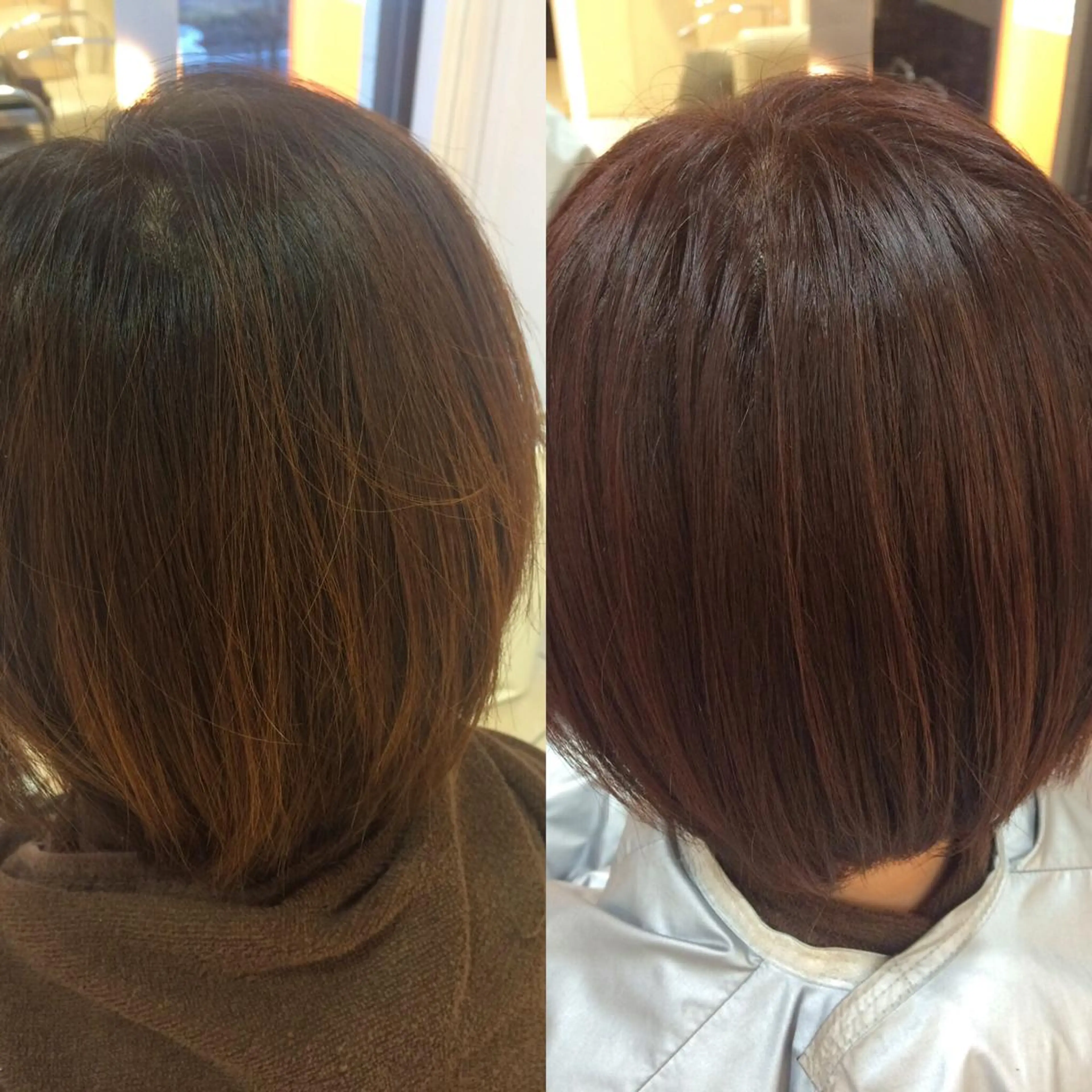 ショート カラー パーマ 髪質改善 ストレートパーマ 髪質改善/練馬/ ASUKAのヘアスタイル