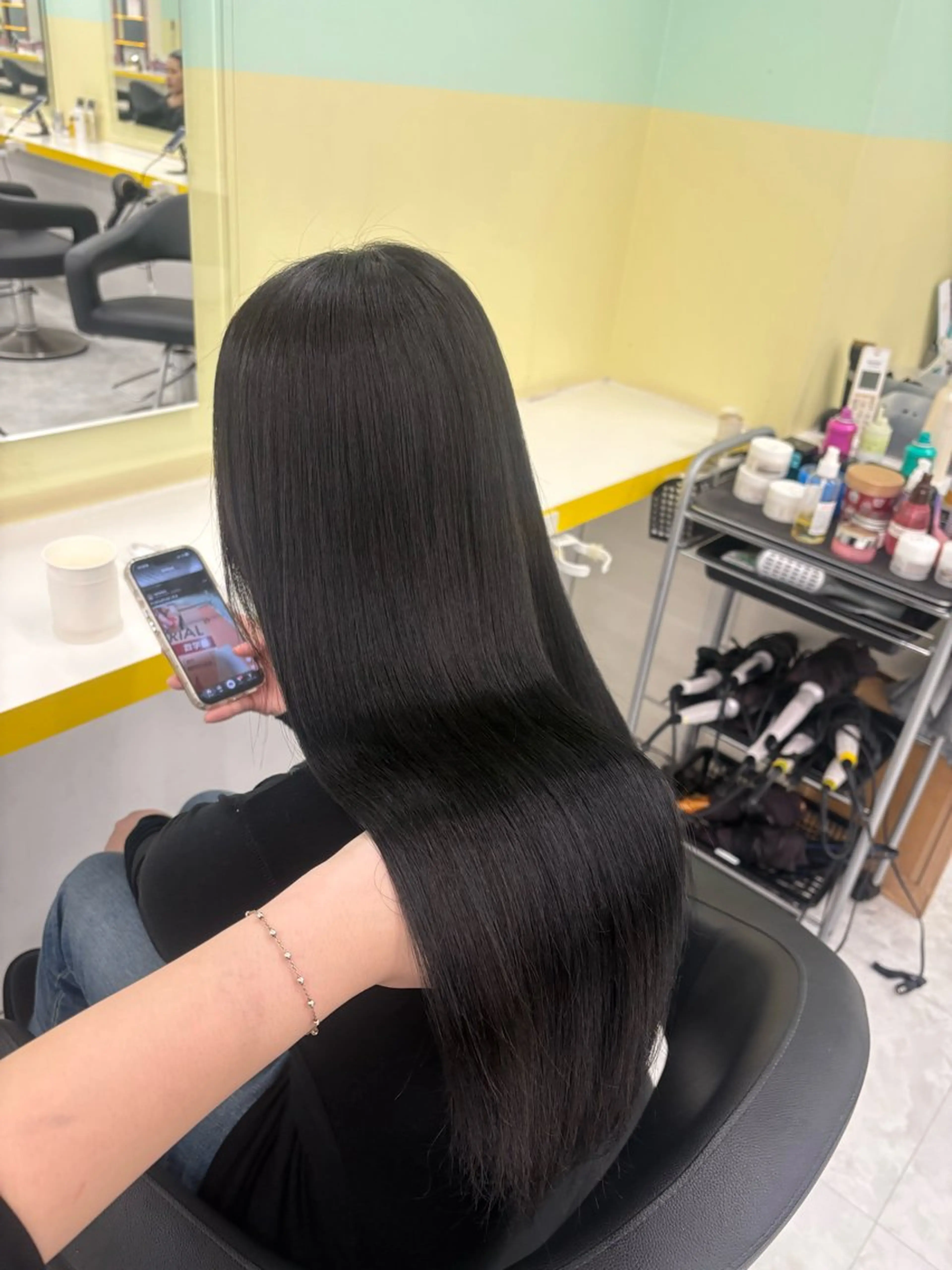 ロング カラー ヘアカラー トリートメント 韓国ヘア×透明感 🤎横浜/miu🤎のヘアスタイル