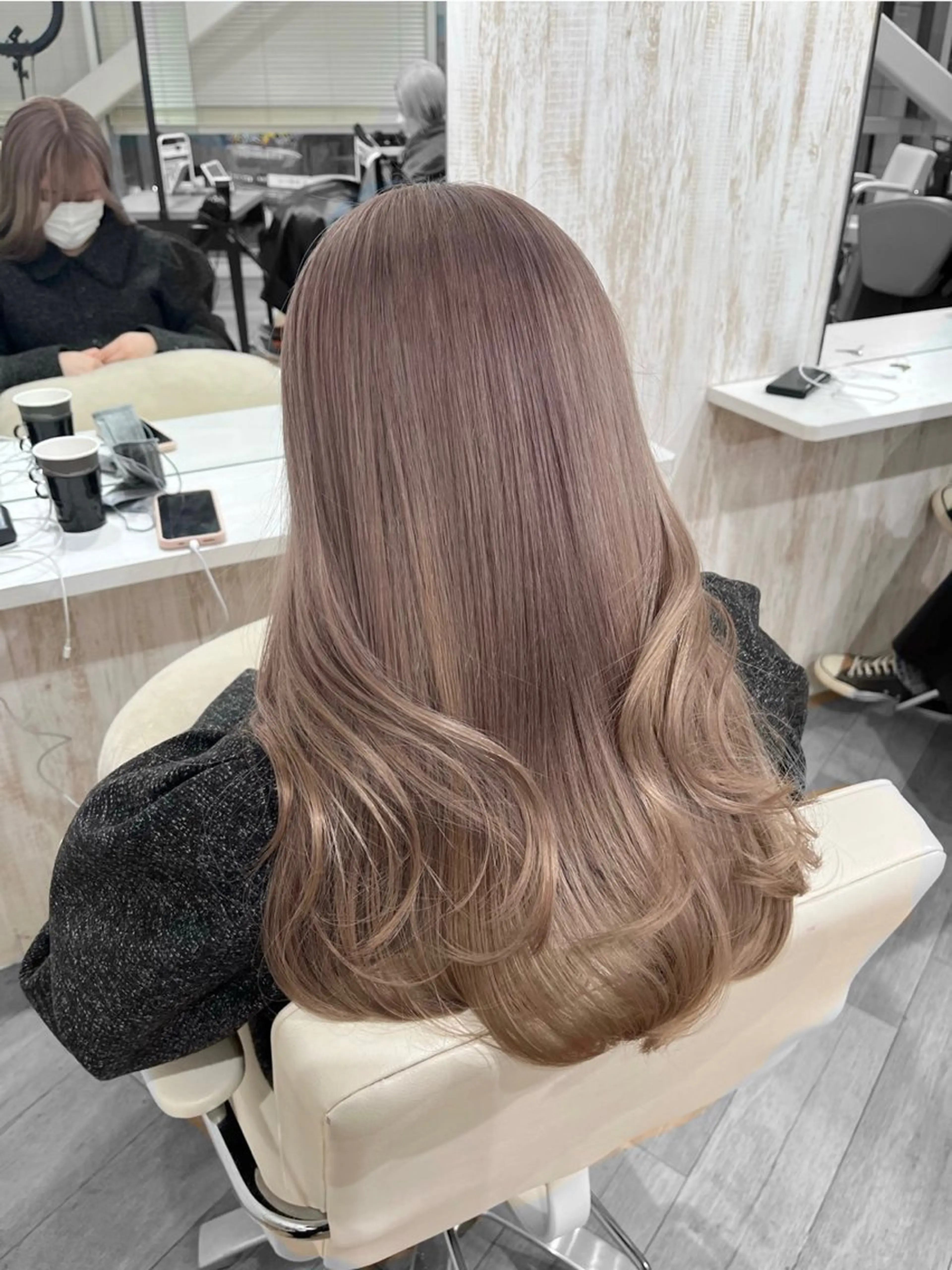 ロング カラー 🤎HAZUKI🤎 ハイトーン✨のヘアスタイル