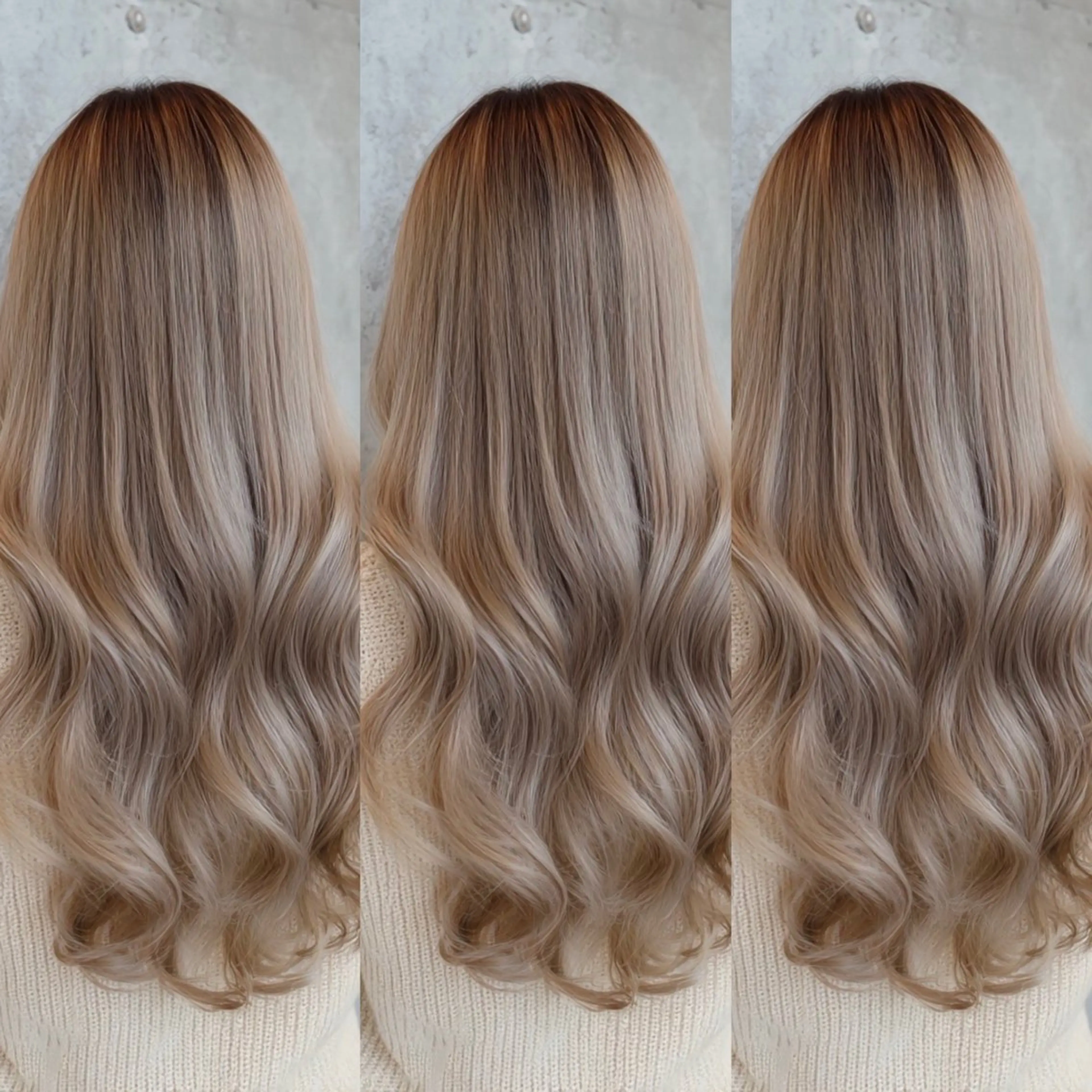 ⭐️ハイトーンにしたい方必見⭐️ケアブリーチ2回＋カラー＋トリートメントサービス❣️の写真