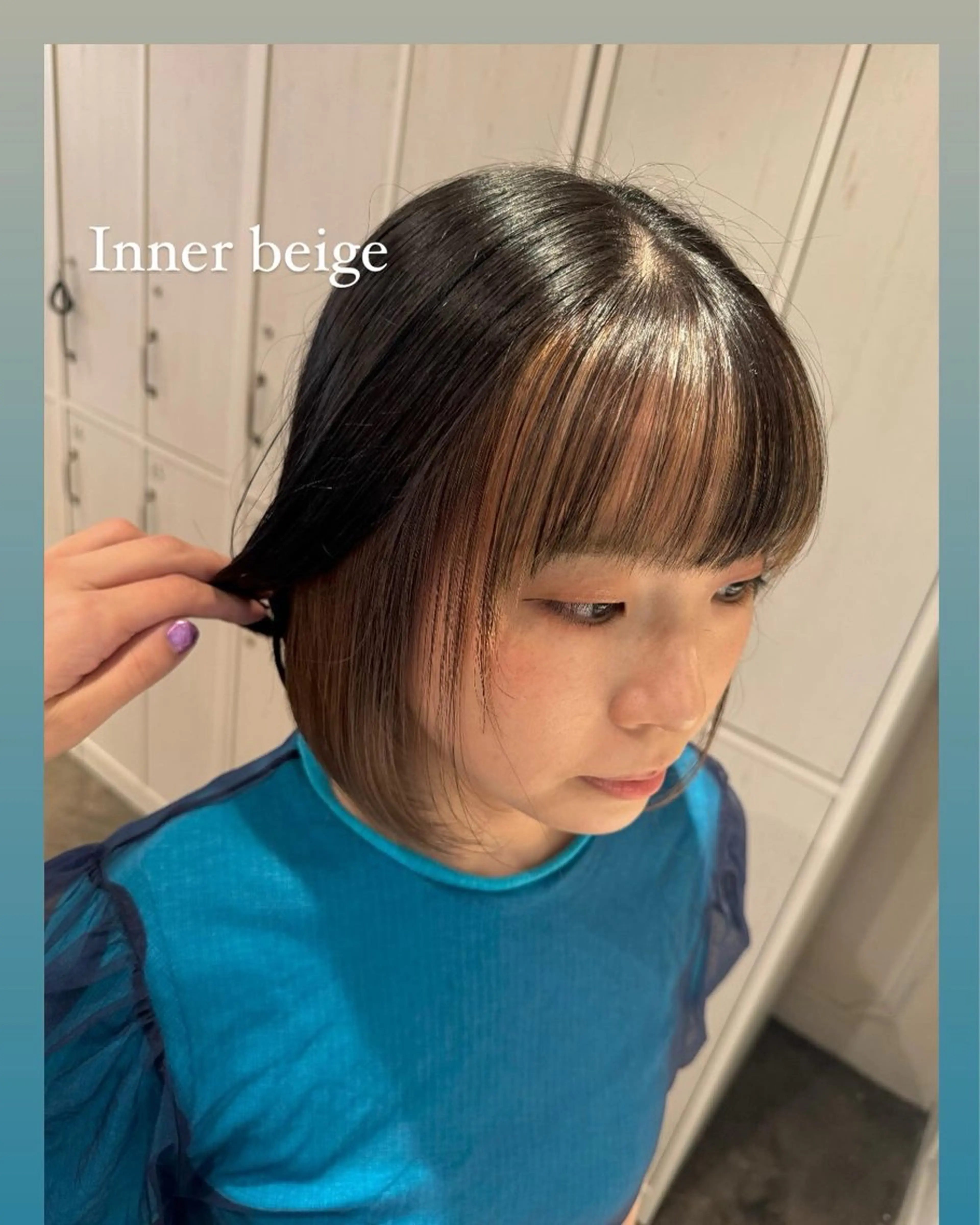 ショート カラー ベージュカラー インナーカラー カット ヘアカラー トリートメント ハイライト/インナー /ブリーチ/レイヤーのヘアスタイル