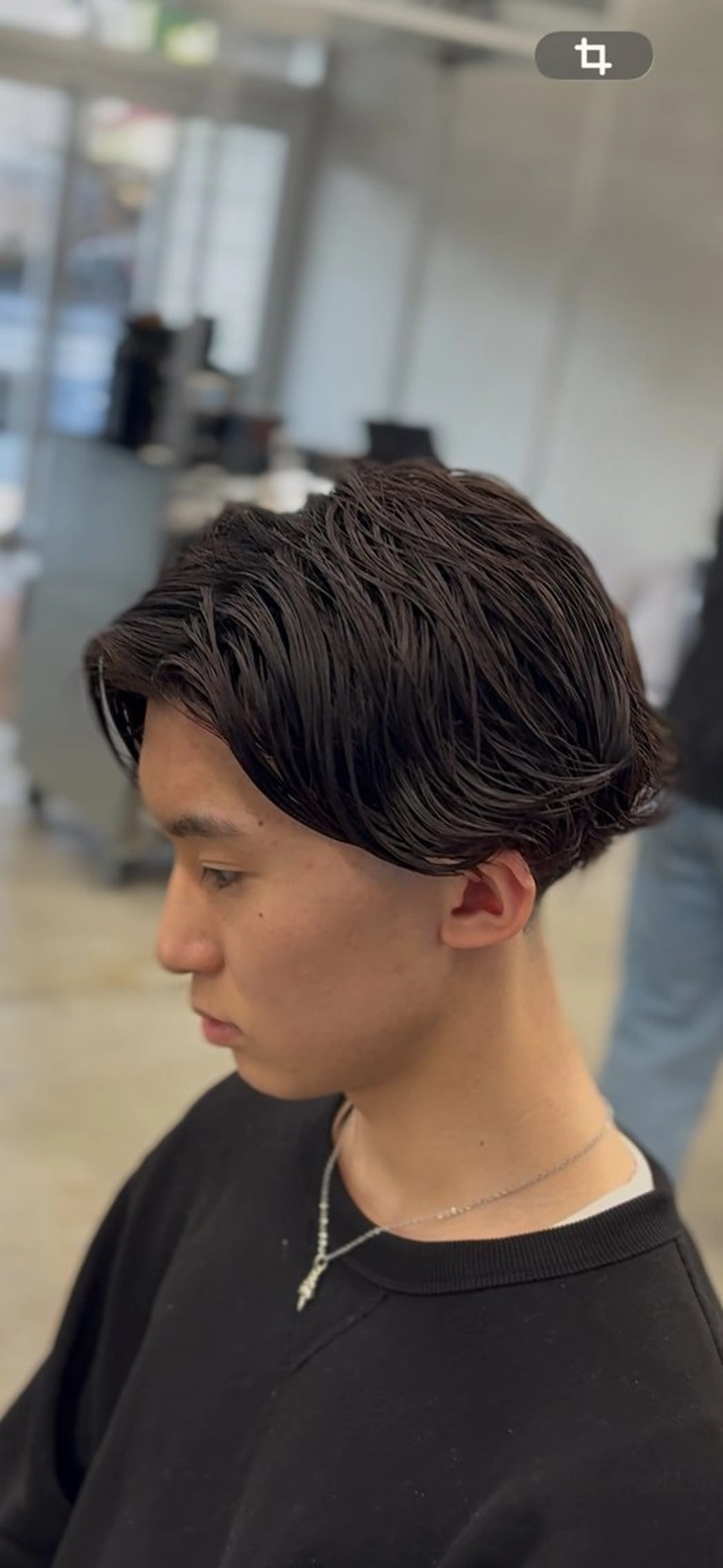 カット＋パーマ＋シェービング＋シャンプーの写真
