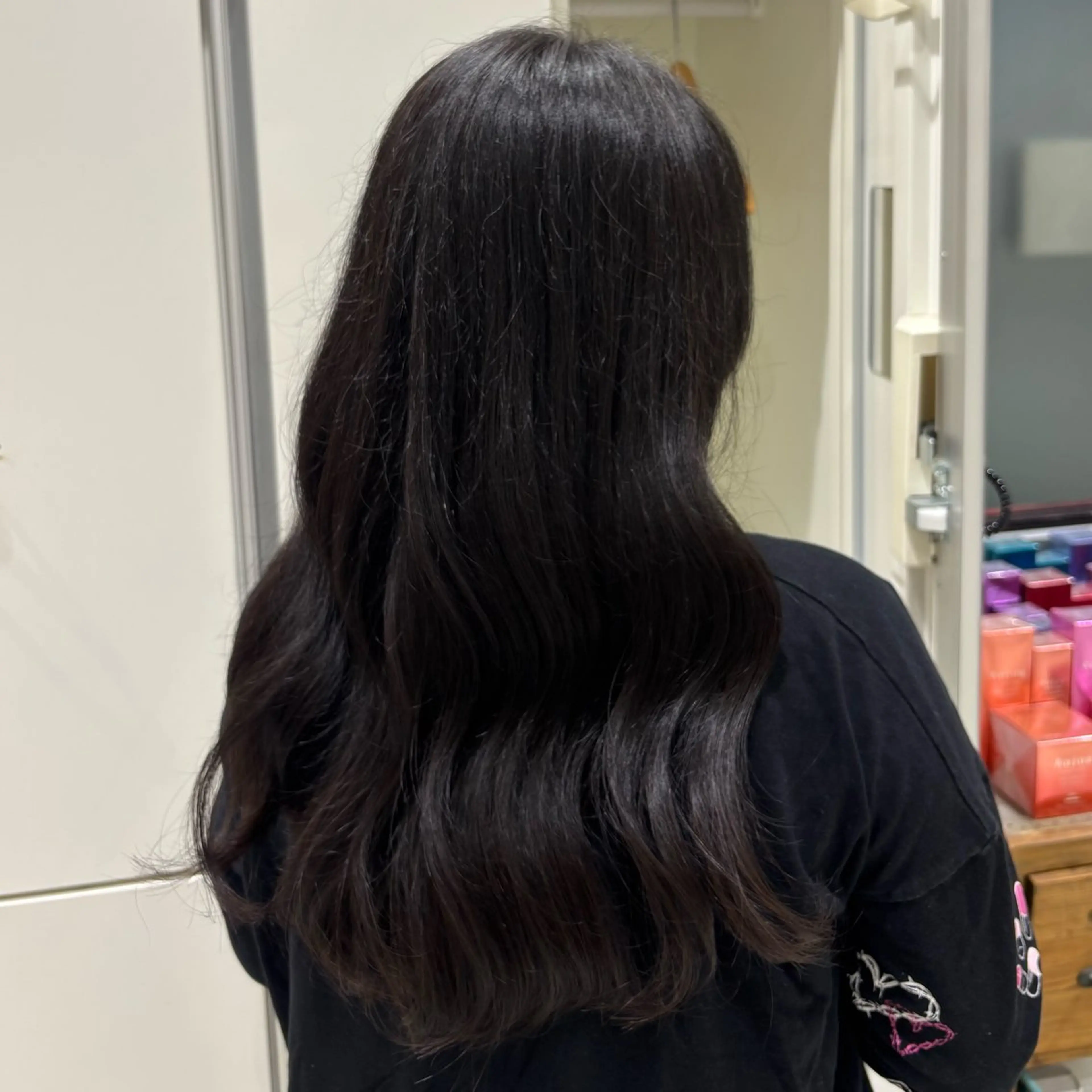 ロング カミヤ ミウのヘアスタイル