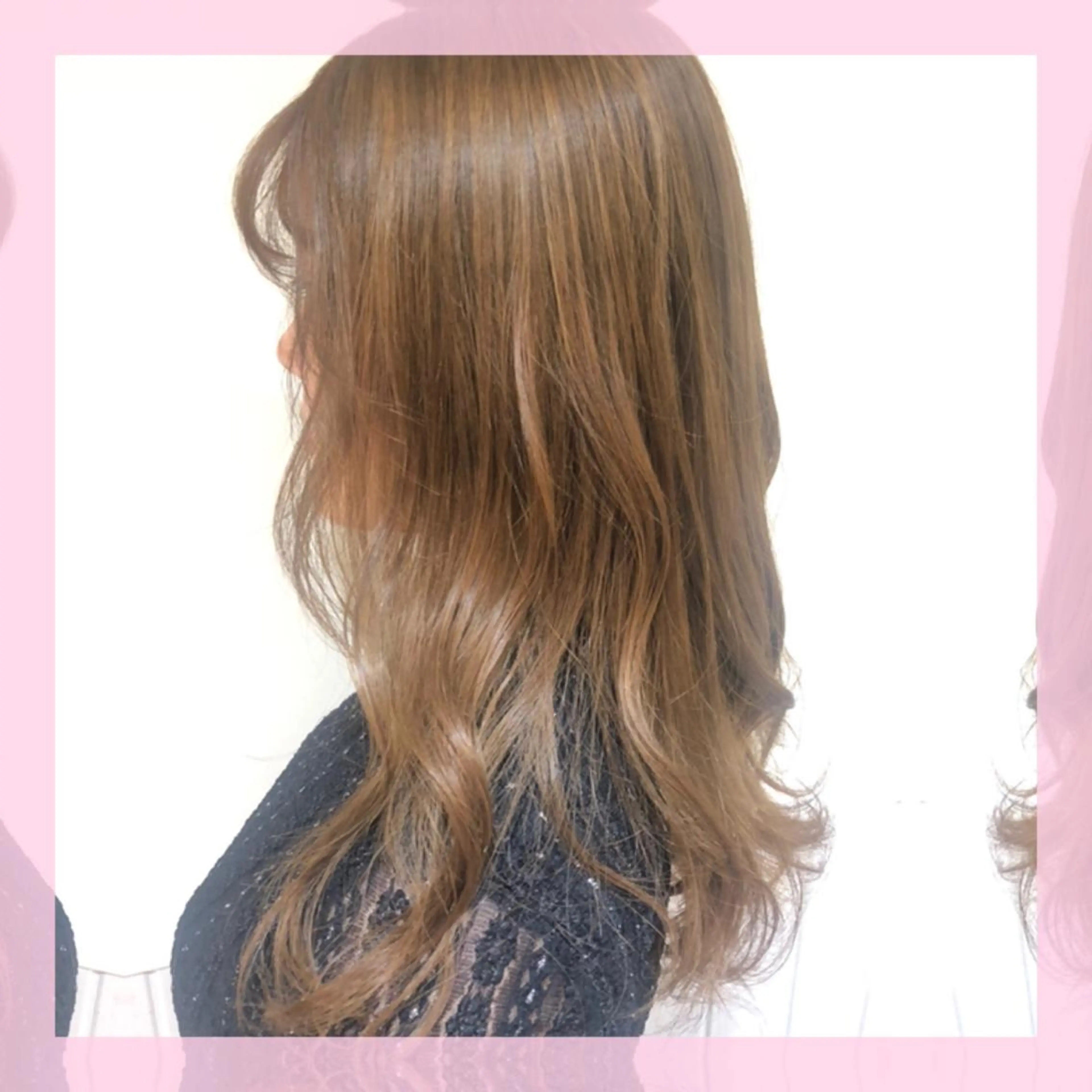 セミロング カラー ベージュカラー ブラウンカラー ブラウンベージュ plum.所属・🍒前川 🍒のヘアスタイル