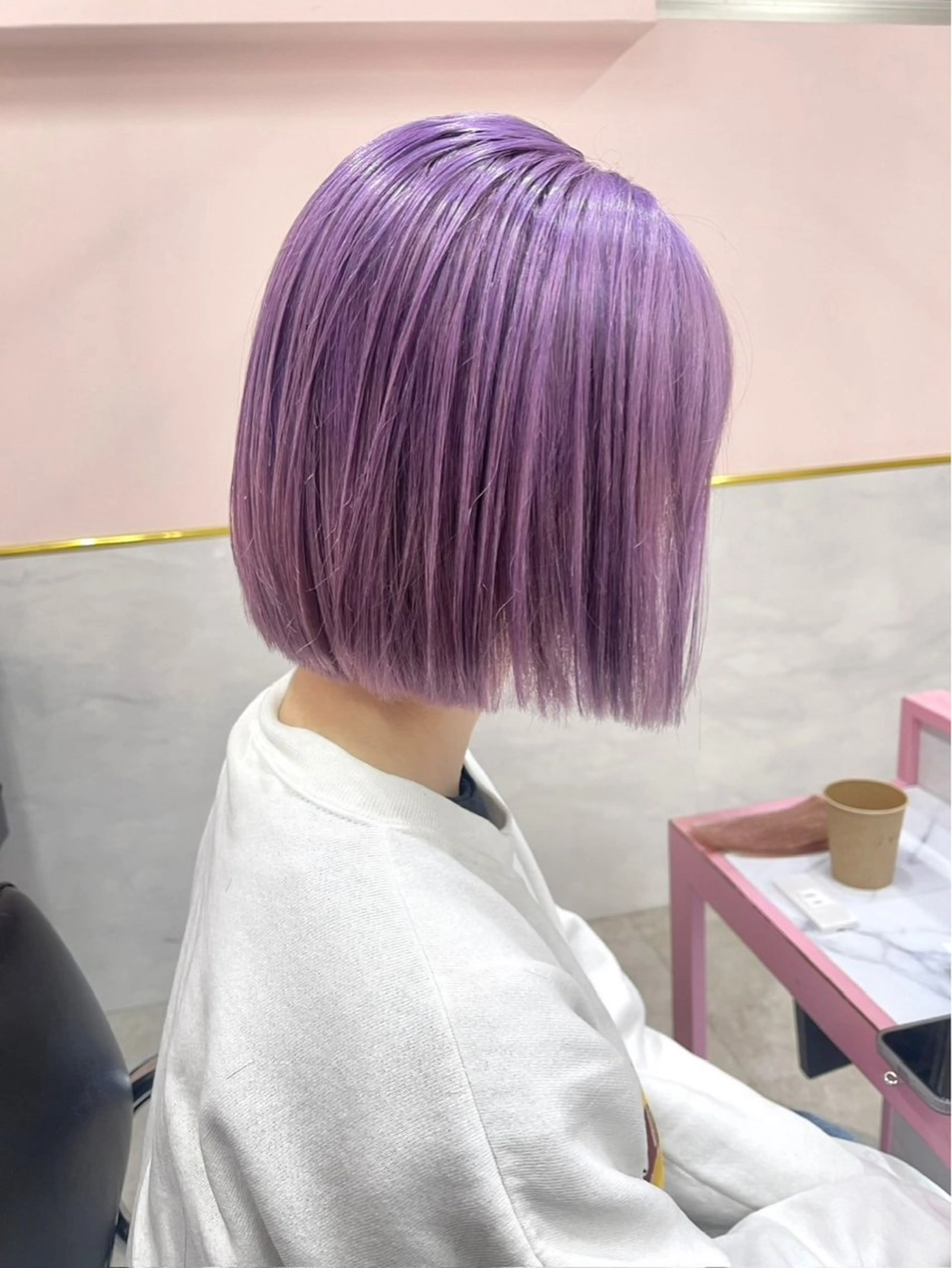 ショート カラー 🤡暖色レイヤー 🤡みさきのヘアスタイル