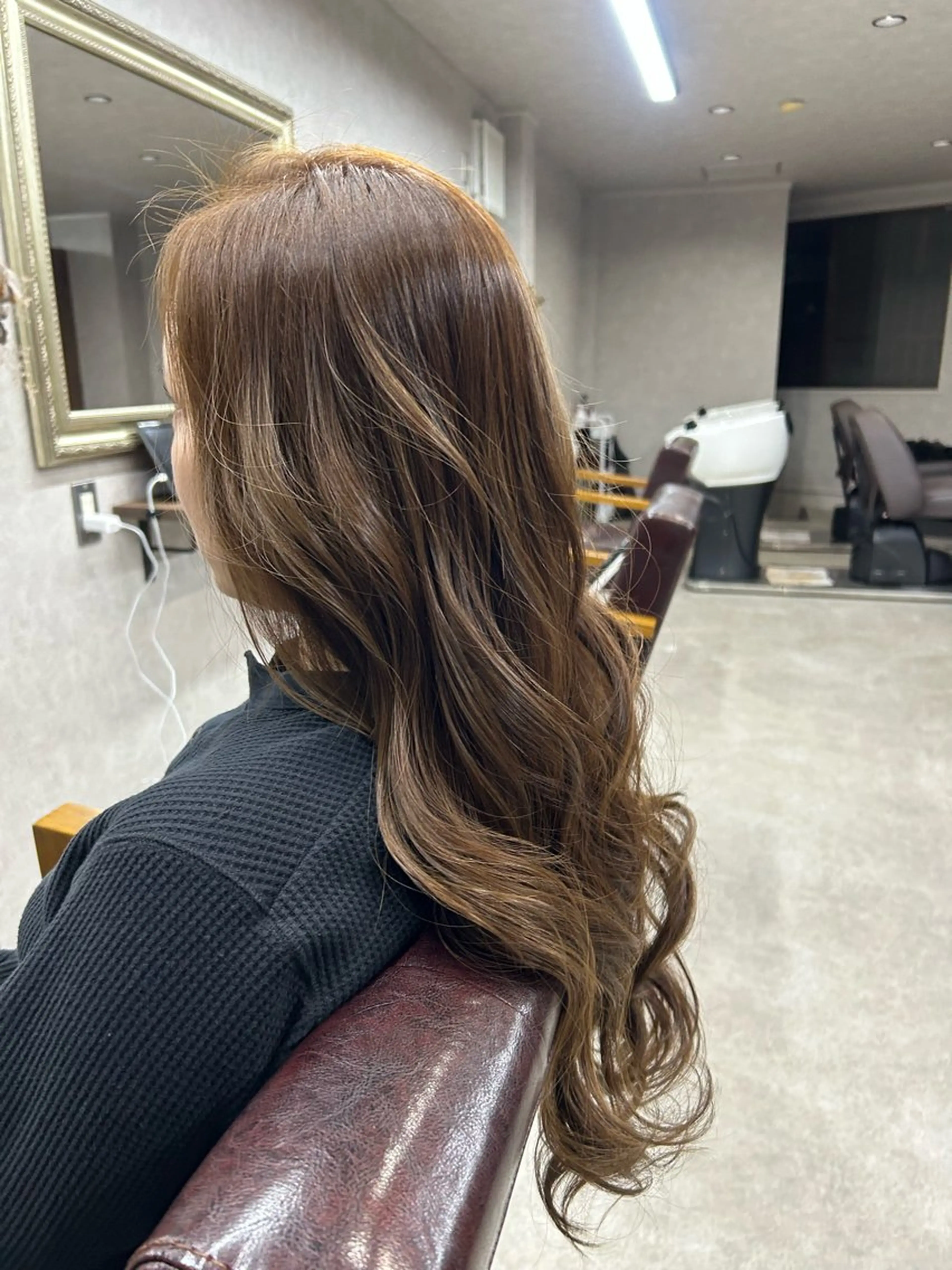 ロング カラー Lien 深井店のヘアスタイル