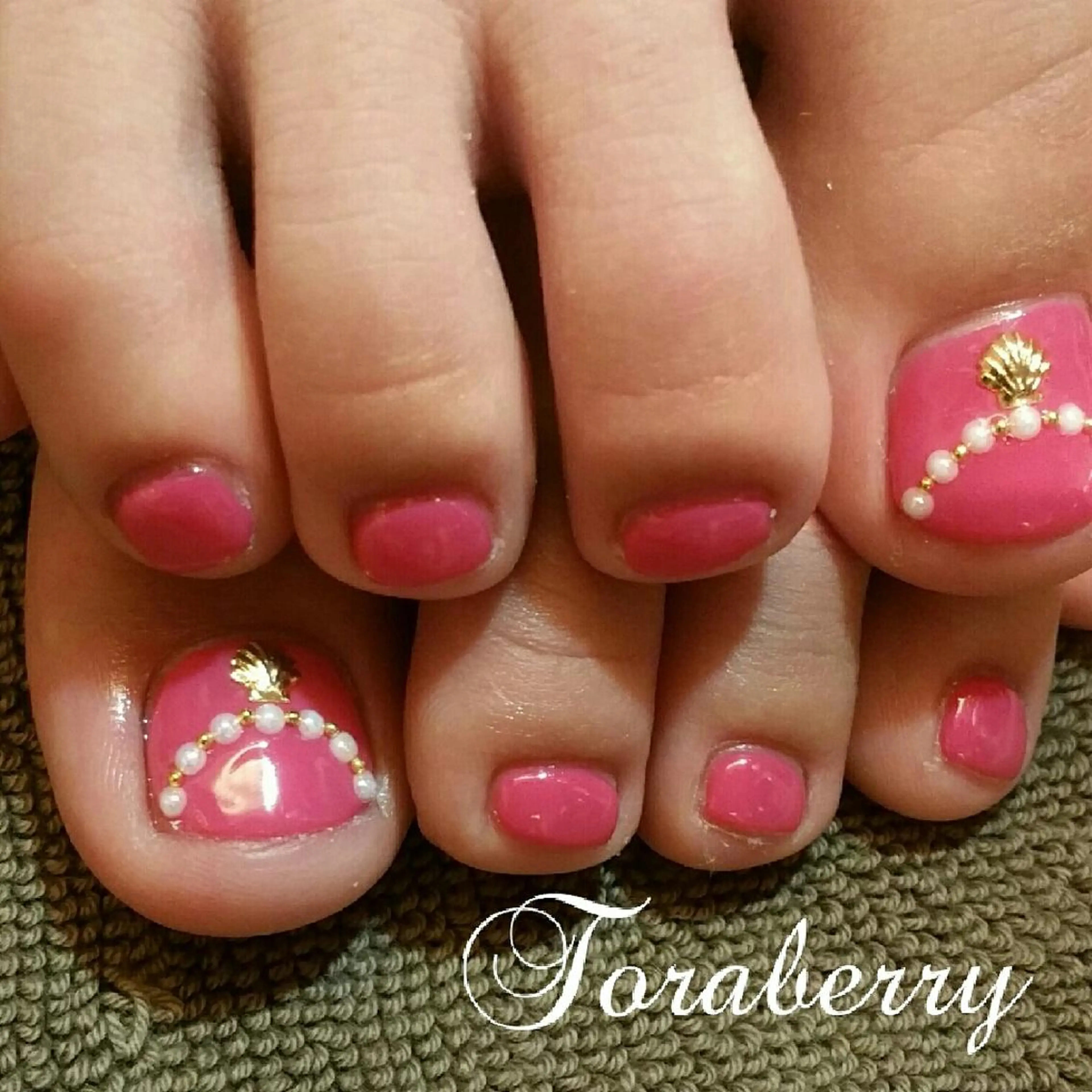 ネイル フットネイル ジェルネイル シンプルネイル ネイリスト なつみのネイルデザイン