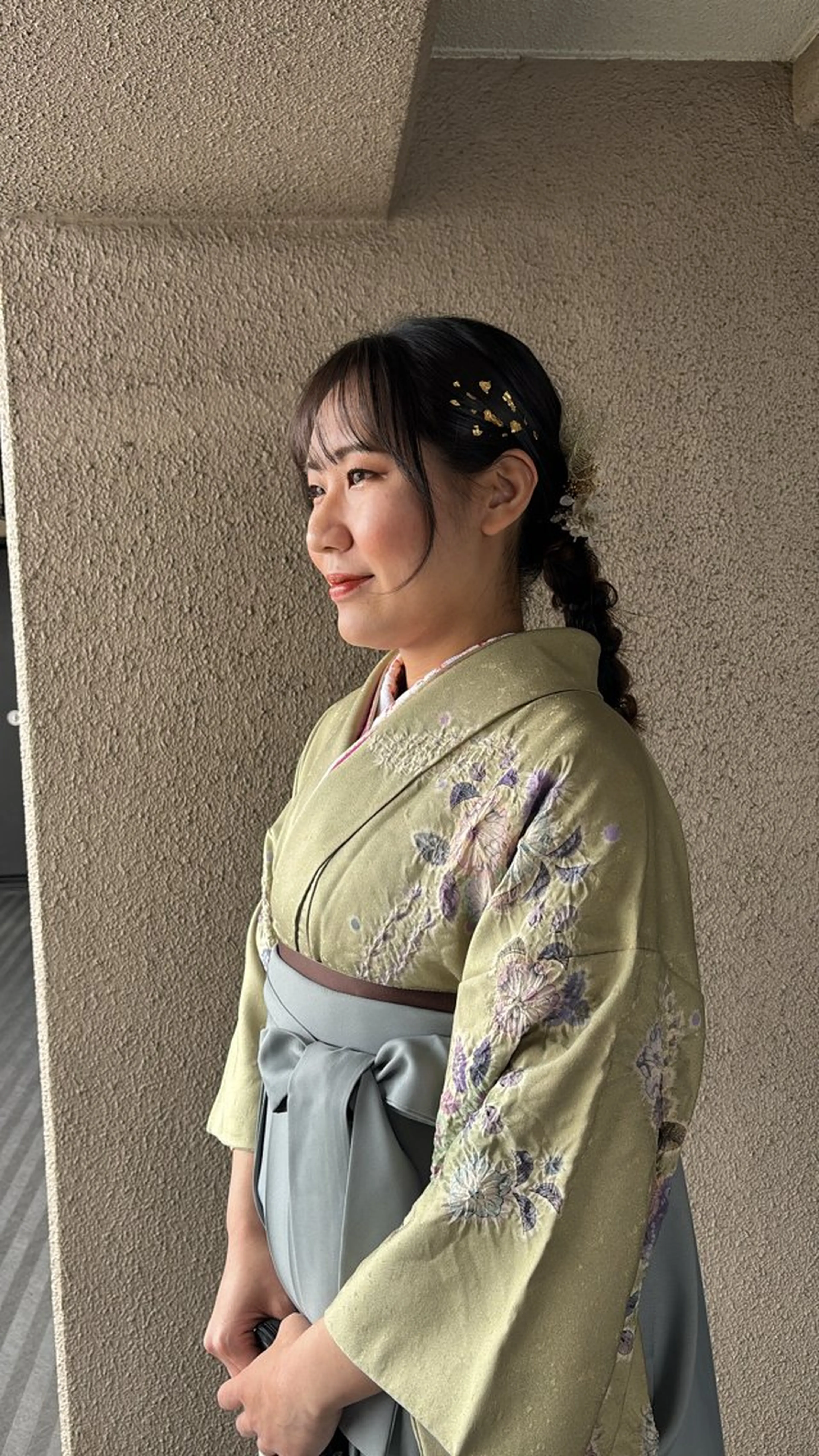 セミロング ヘアアレンジ 着付け chouette/ 根本優希のヘアスタイル