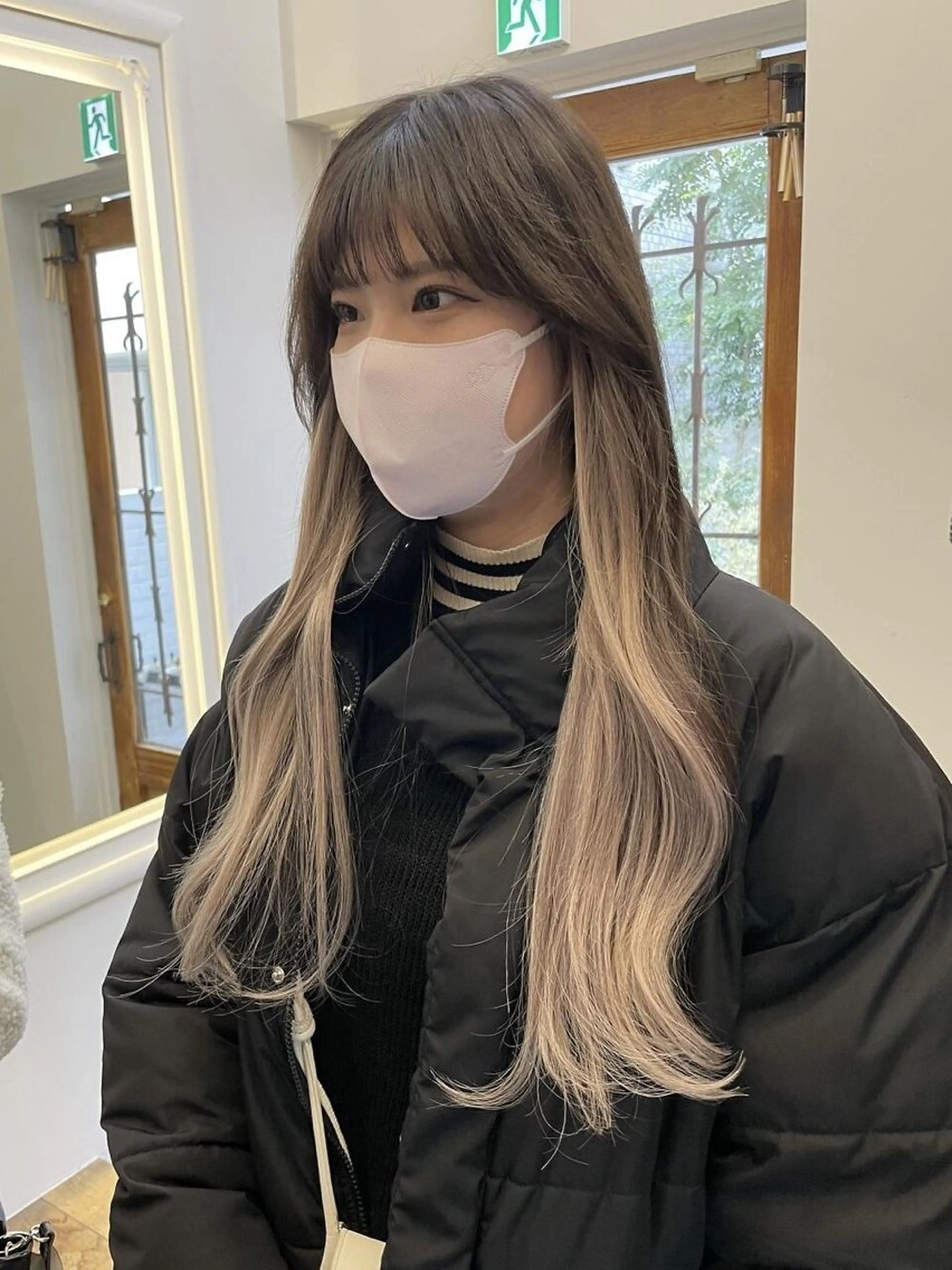 ロング シールエクステ ボブ エクステ ロング 吉村 憂々のヘアスタイル