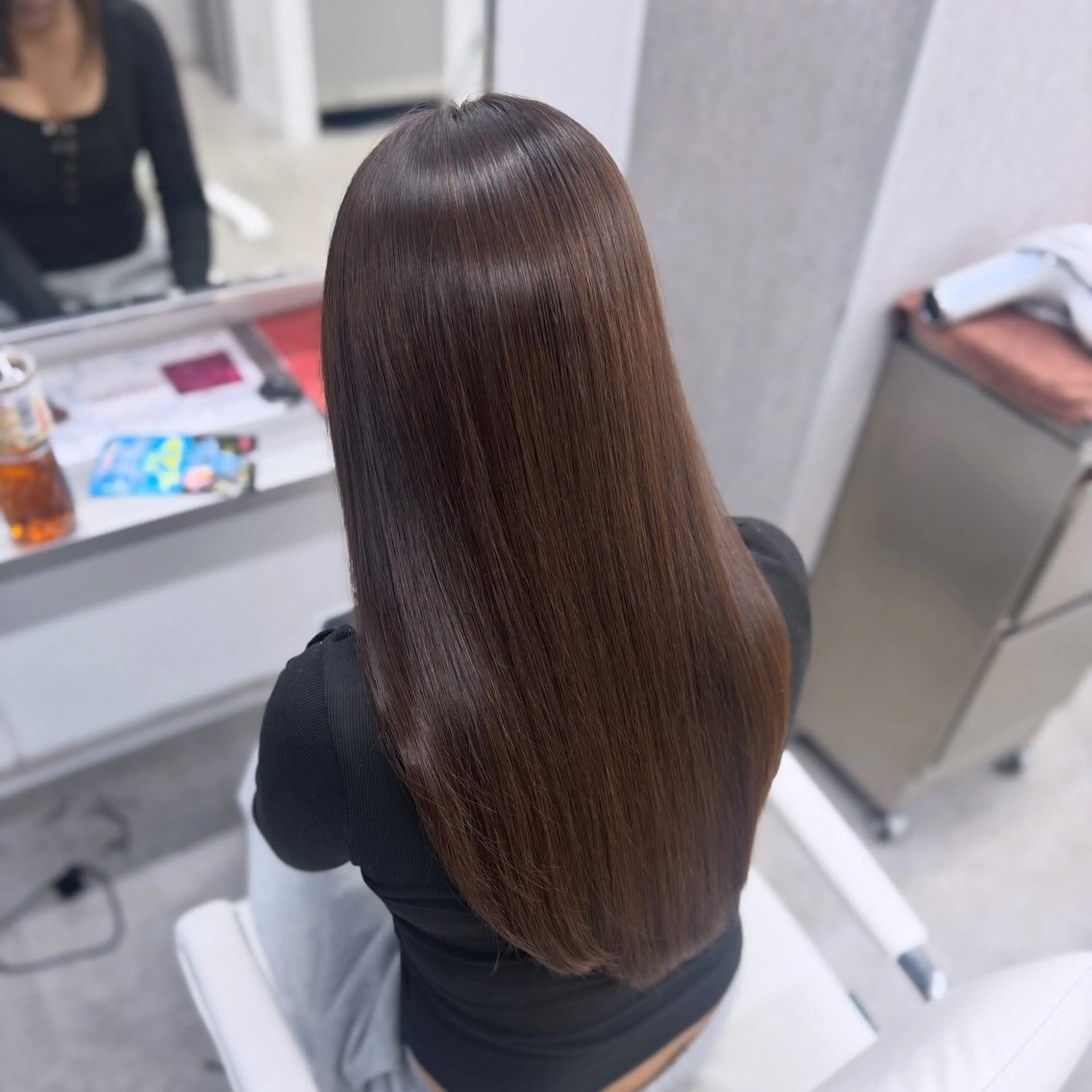 【specialクーポン】カット+髪質改善縮毛矯正+カラー✨40%off✨の写真