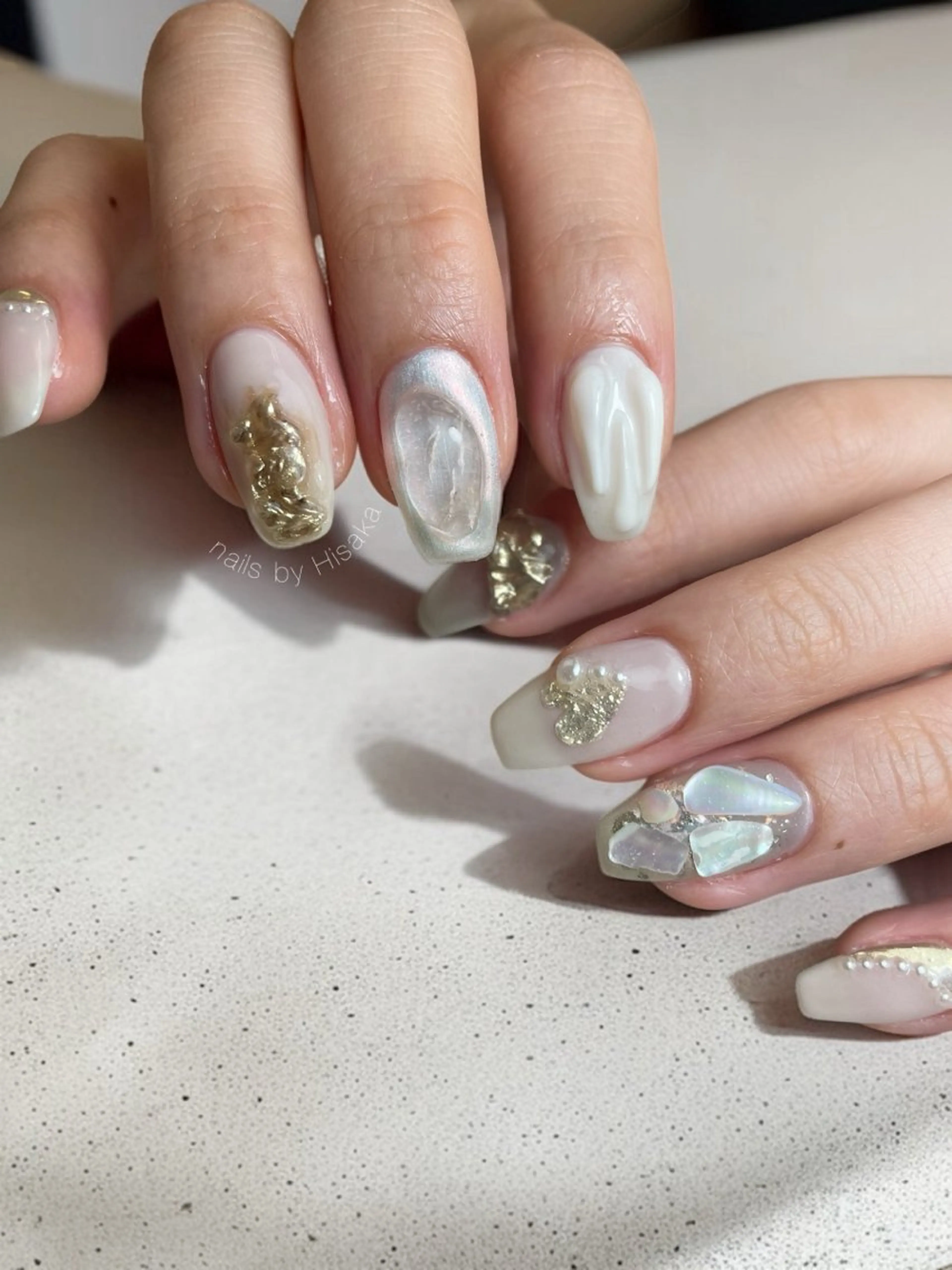 ネイル ハンドネイル Hisaka Mikiのネイルデザイン