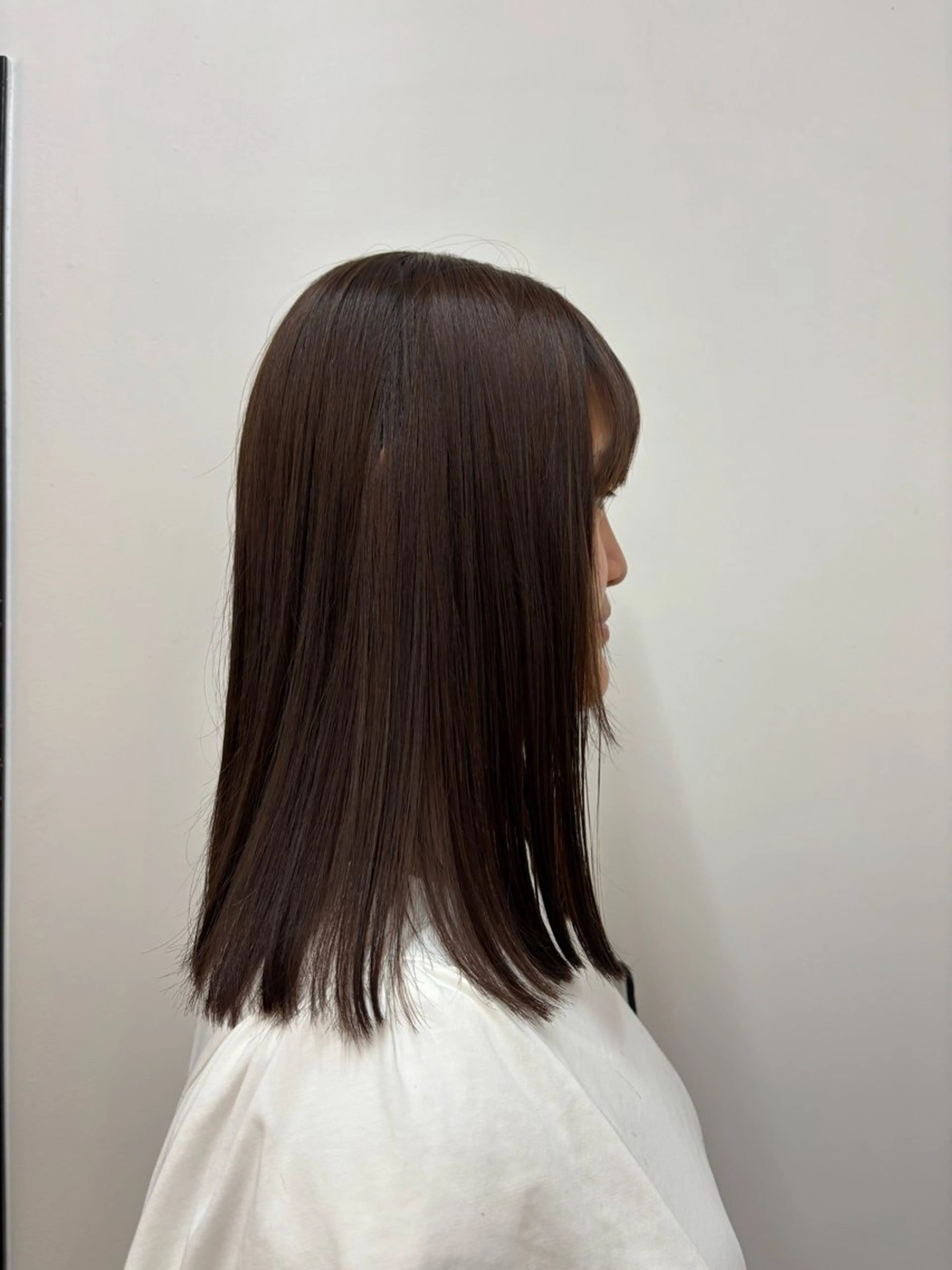 ミディアム みぞぐち じゅりのヘアスタイル