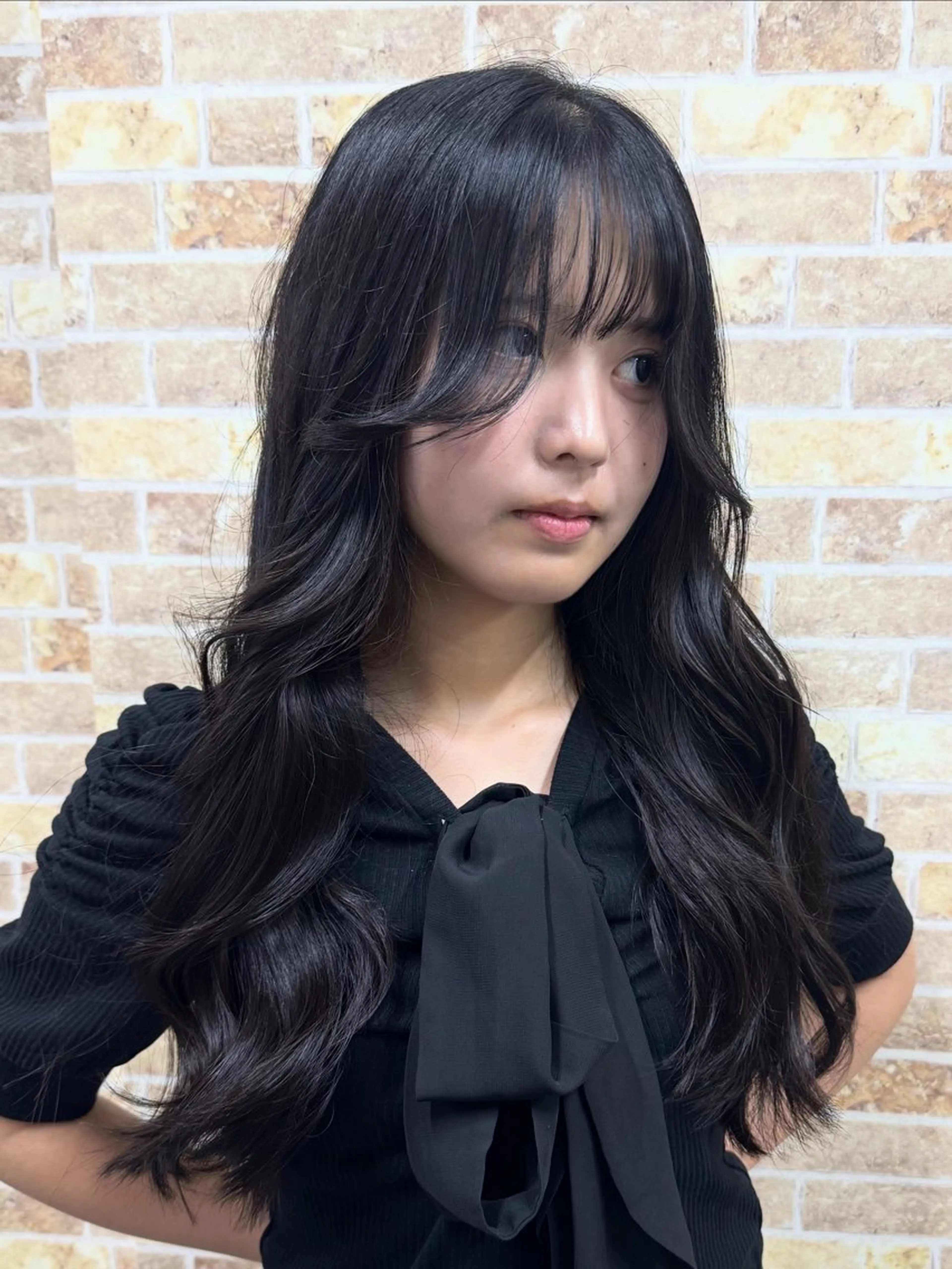 ロング 皆川 千奈実のヘアスタイル