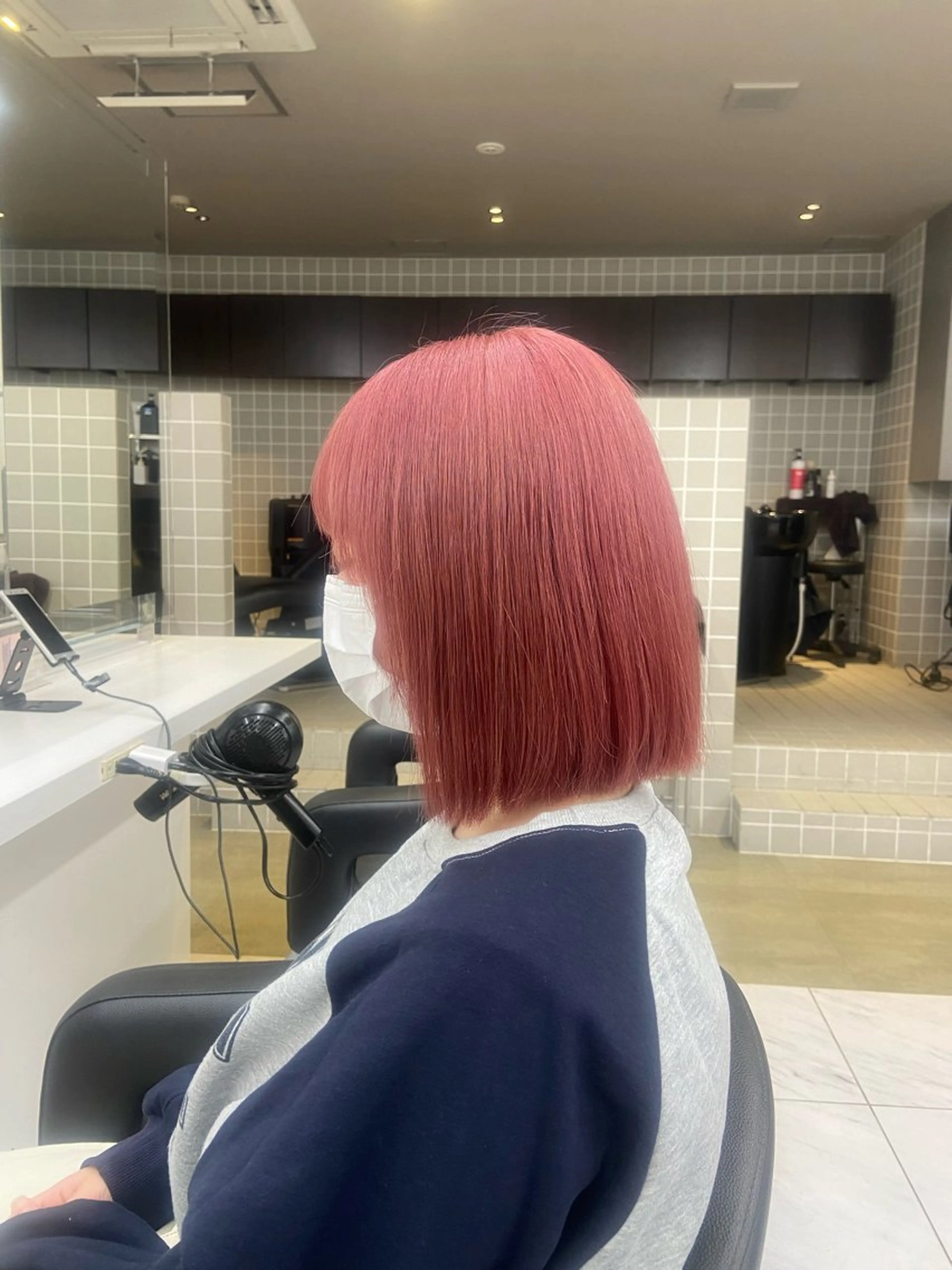 ショート カラー ヘアアレンジ Over hair_ misakiのヘアスタイル