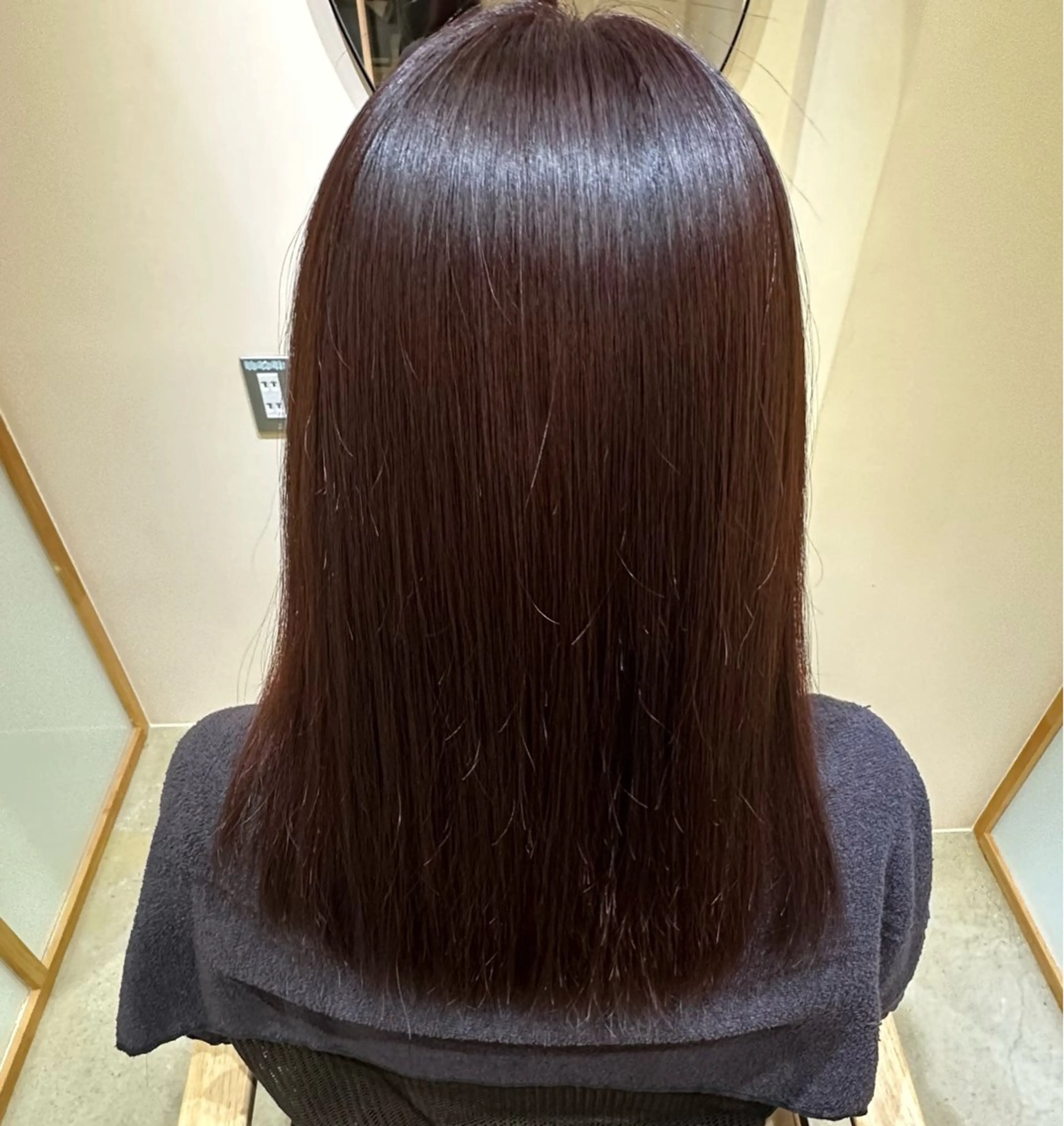 ミディアム ヘアカラー トリートメント ౨ৎ︎Zina 川口 KIRARI౨ৎのヘアスタイル