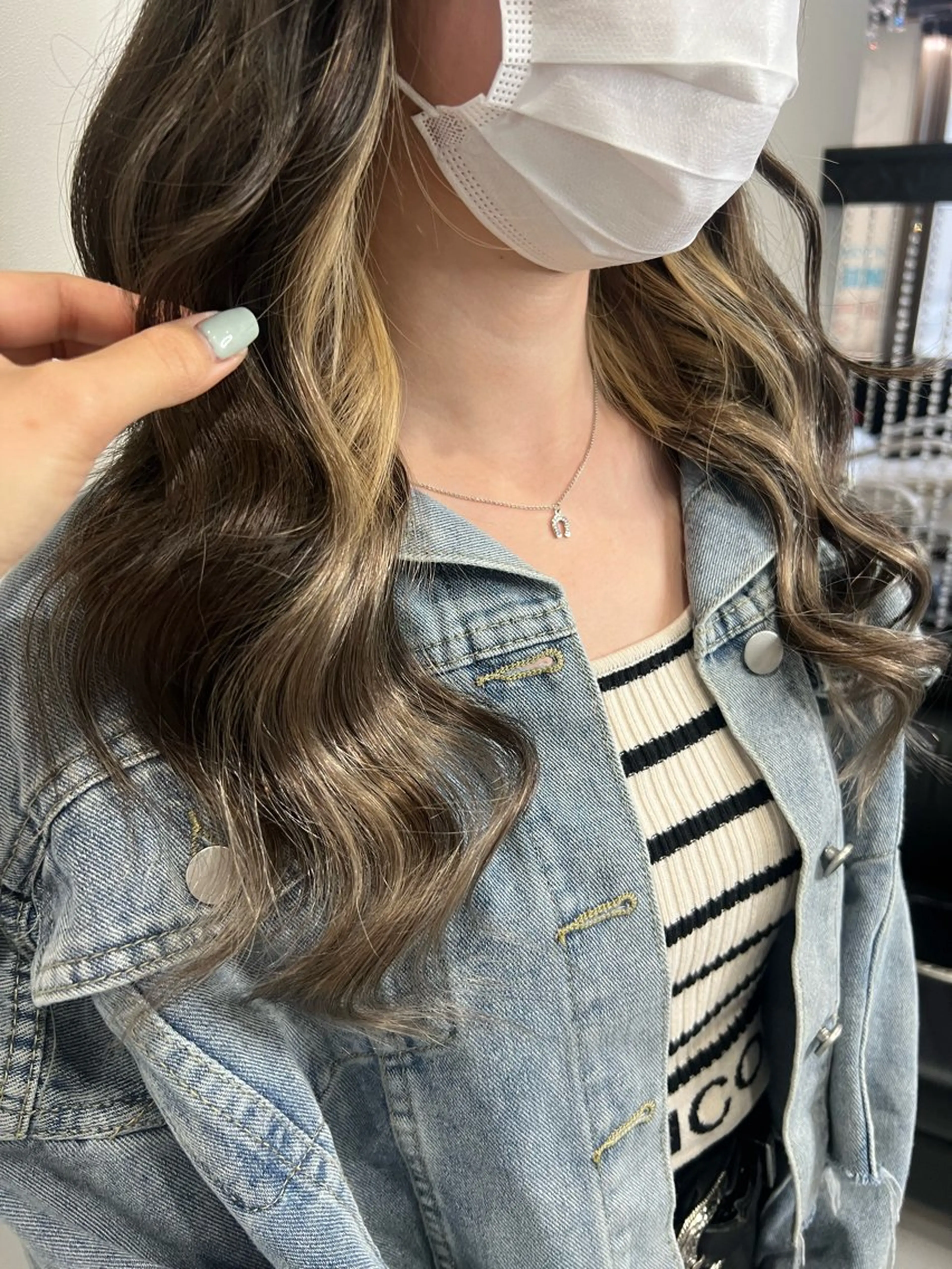 ロング プルエクステ エクステ エクステ YUDU🍊 germe/ジェルムのヘアスタイル