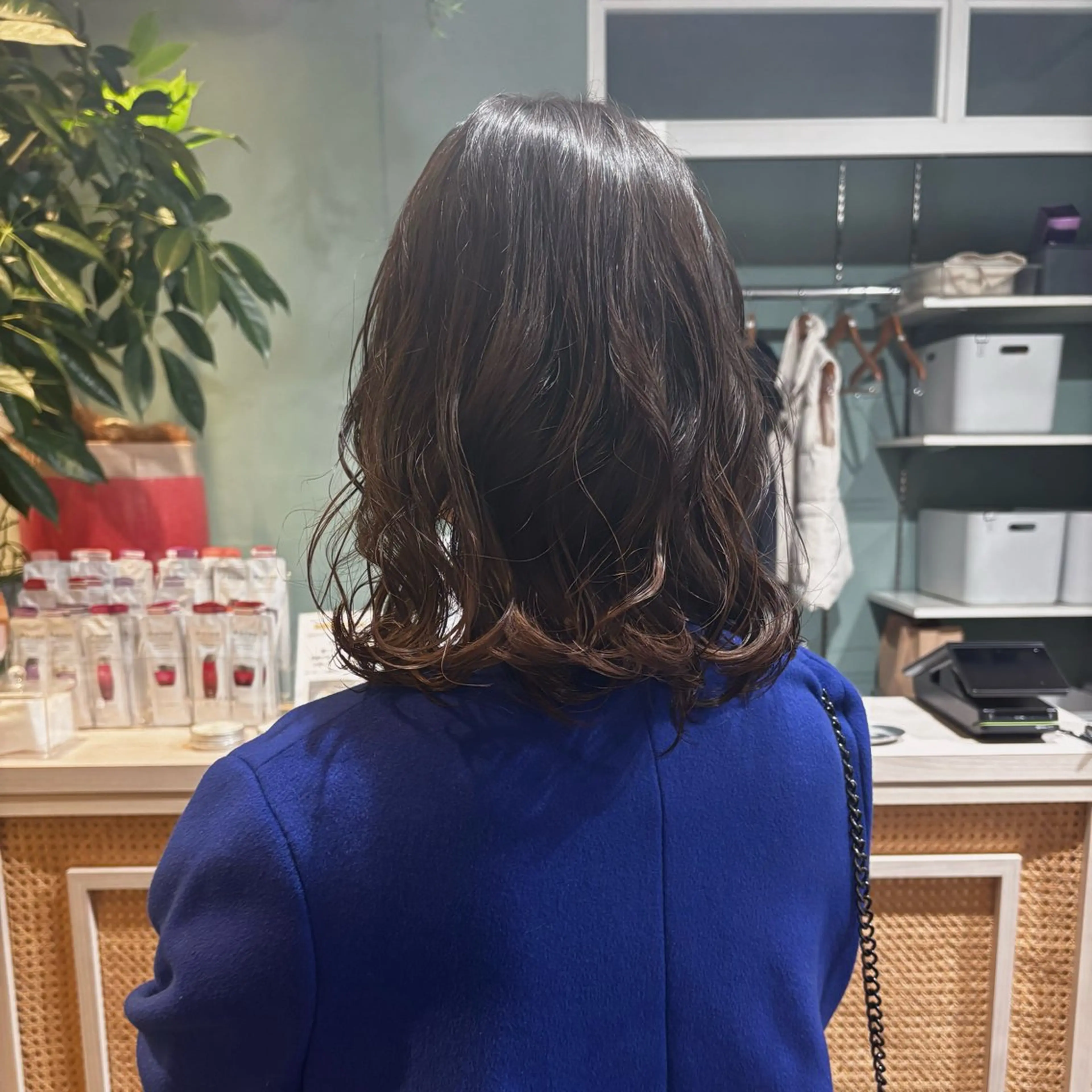 ミディアム カット トリートメント ヘッドスパ オーガニックカラー/ 表参道/ルカのヘアスタイル