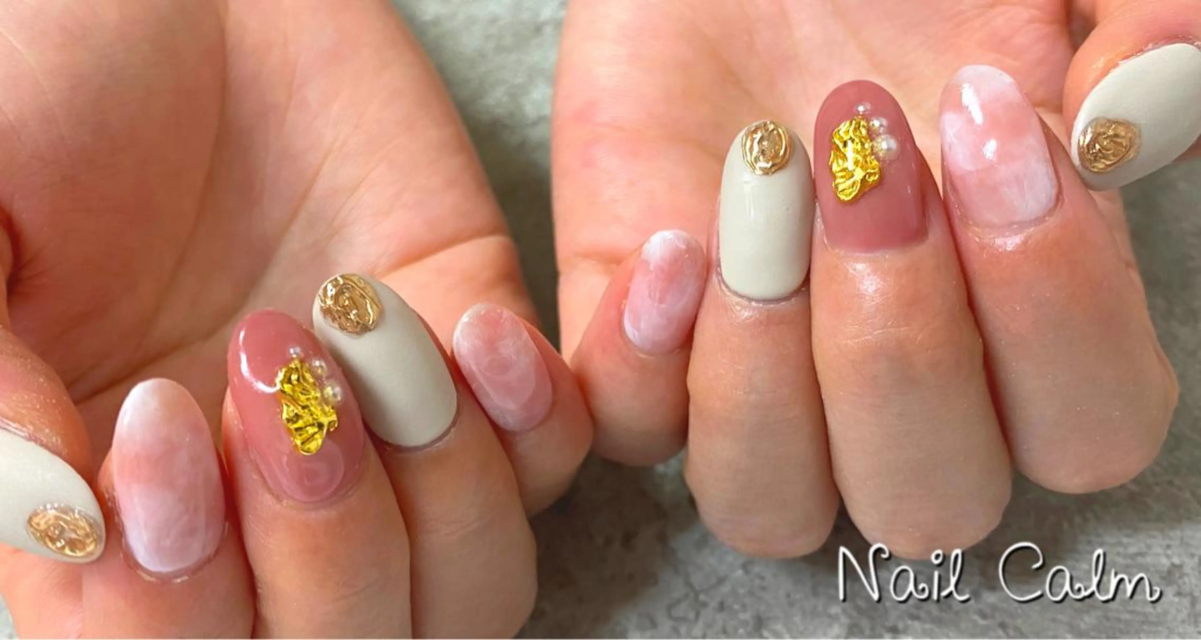 ネイル アートネイル ハンドネイル Nail Calm所属・プライベートサロン Calmのネイルデザイン