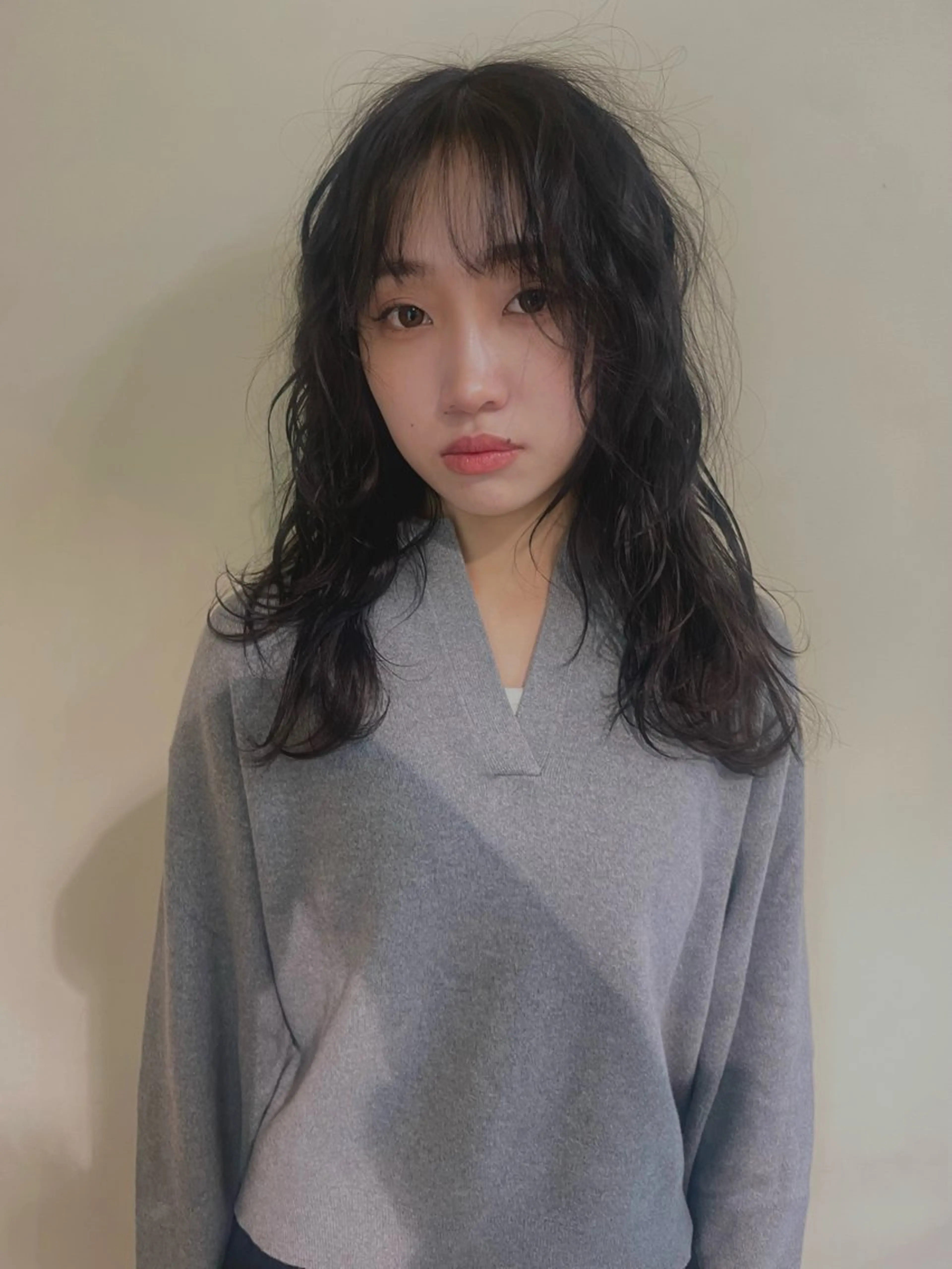 セミロング カット ヘアカラー 🐶メンズカット SYUMA🐶のヘアスタイル