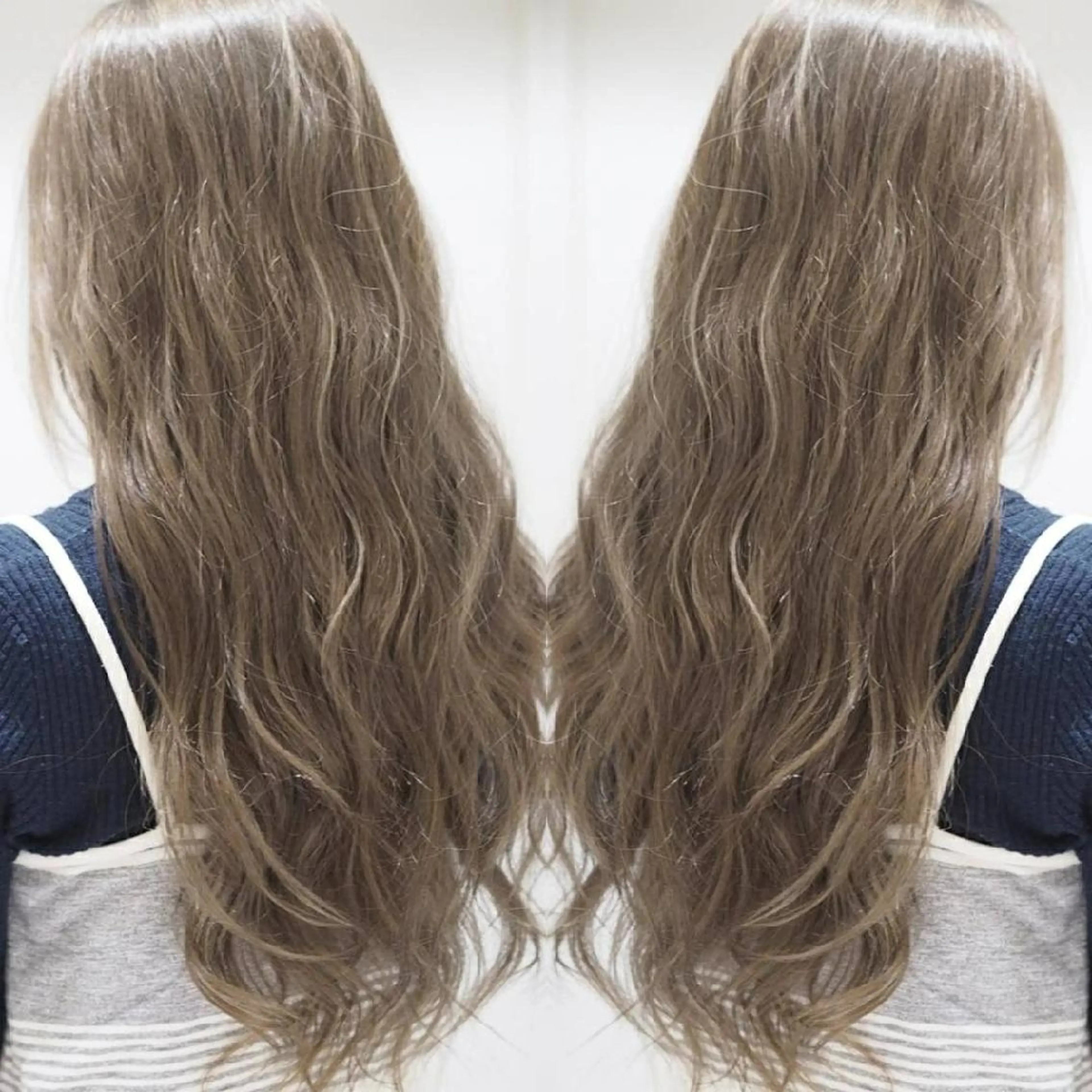 カラー ロング 辻 竜也　のヘアスタイル