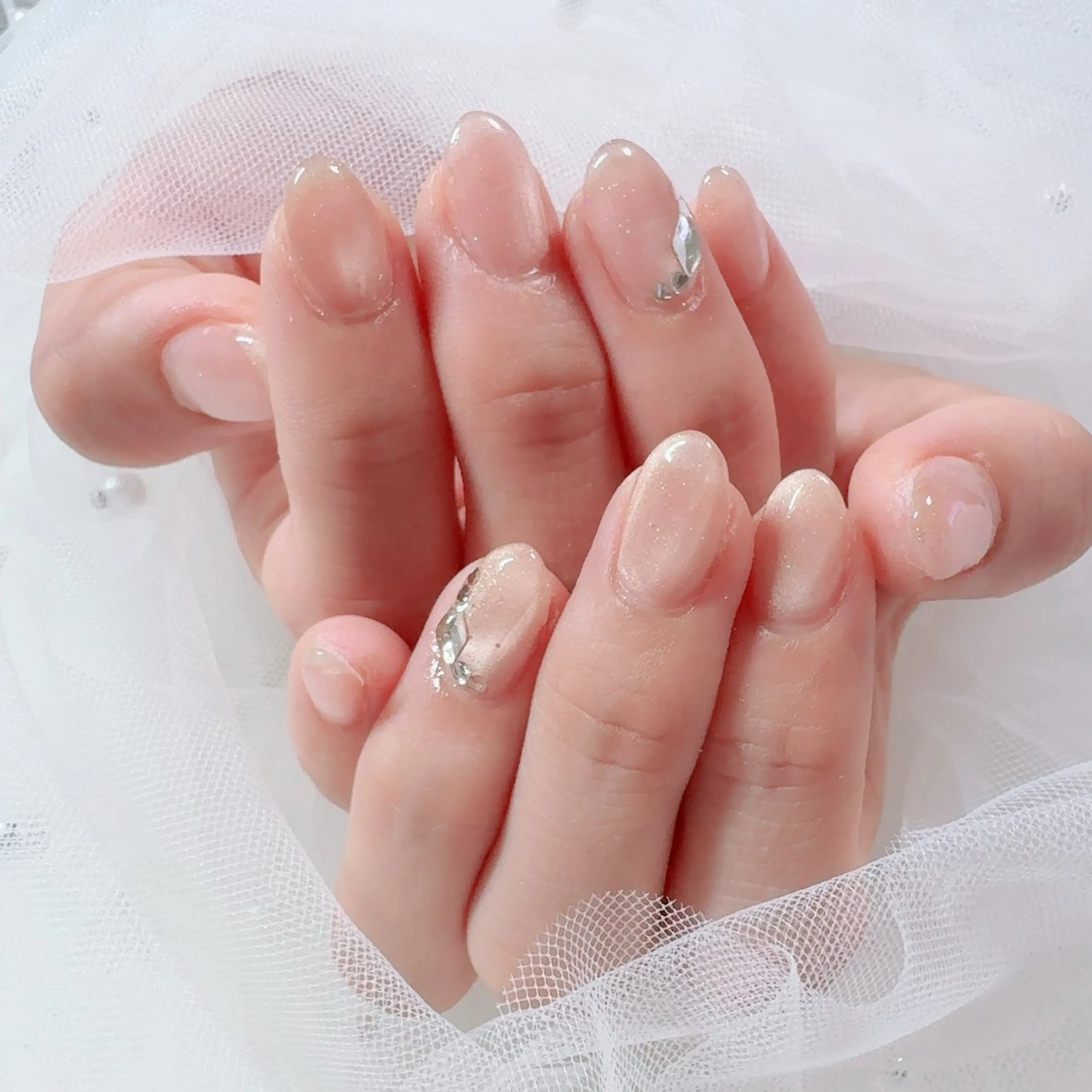 ネイル マジョリカ ブルーのネイルデザイン