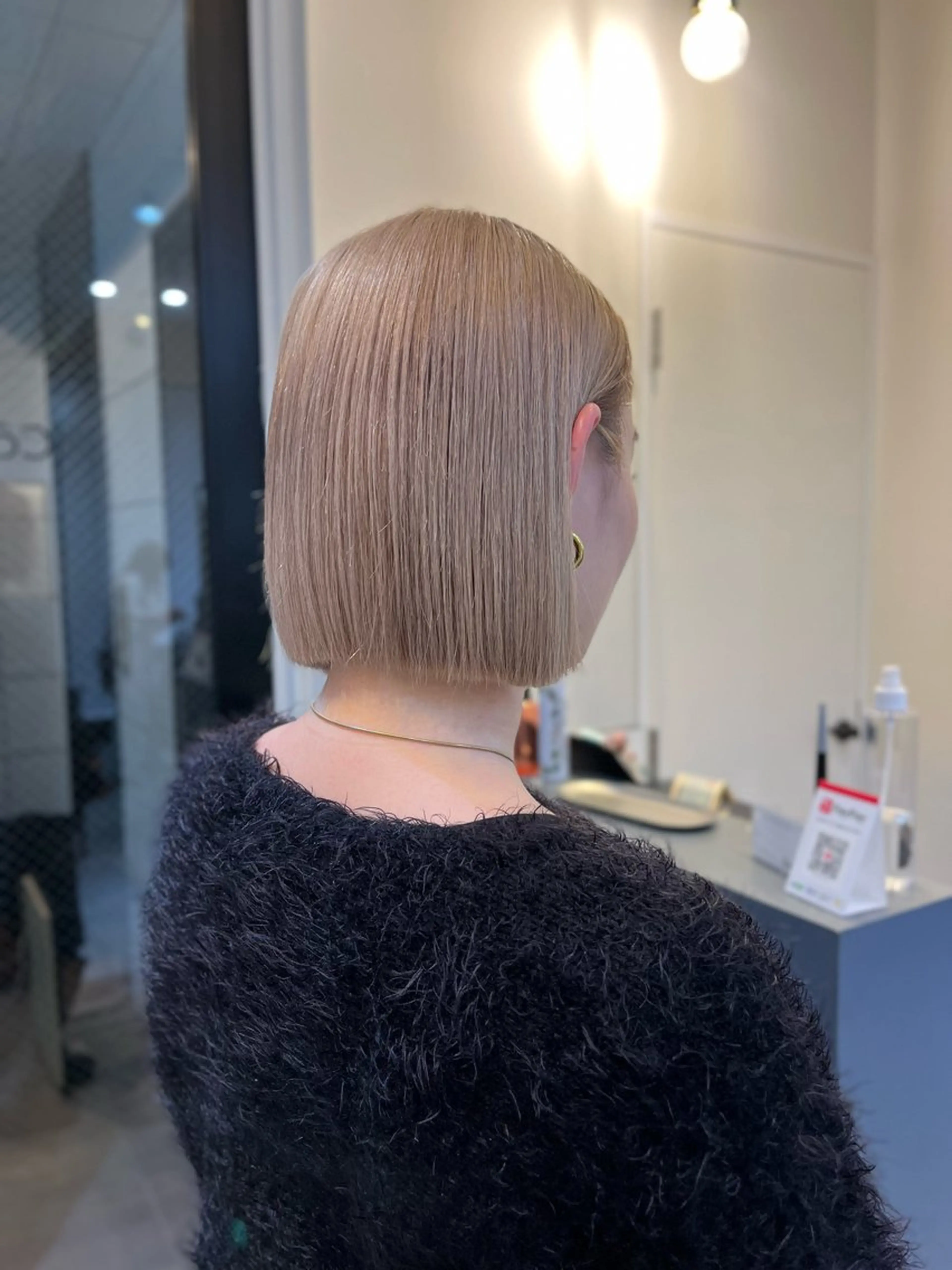 セミロング カラー côte所属・透明感カラー ʜ ᴀ ʀ ᴜのヘアスタイル