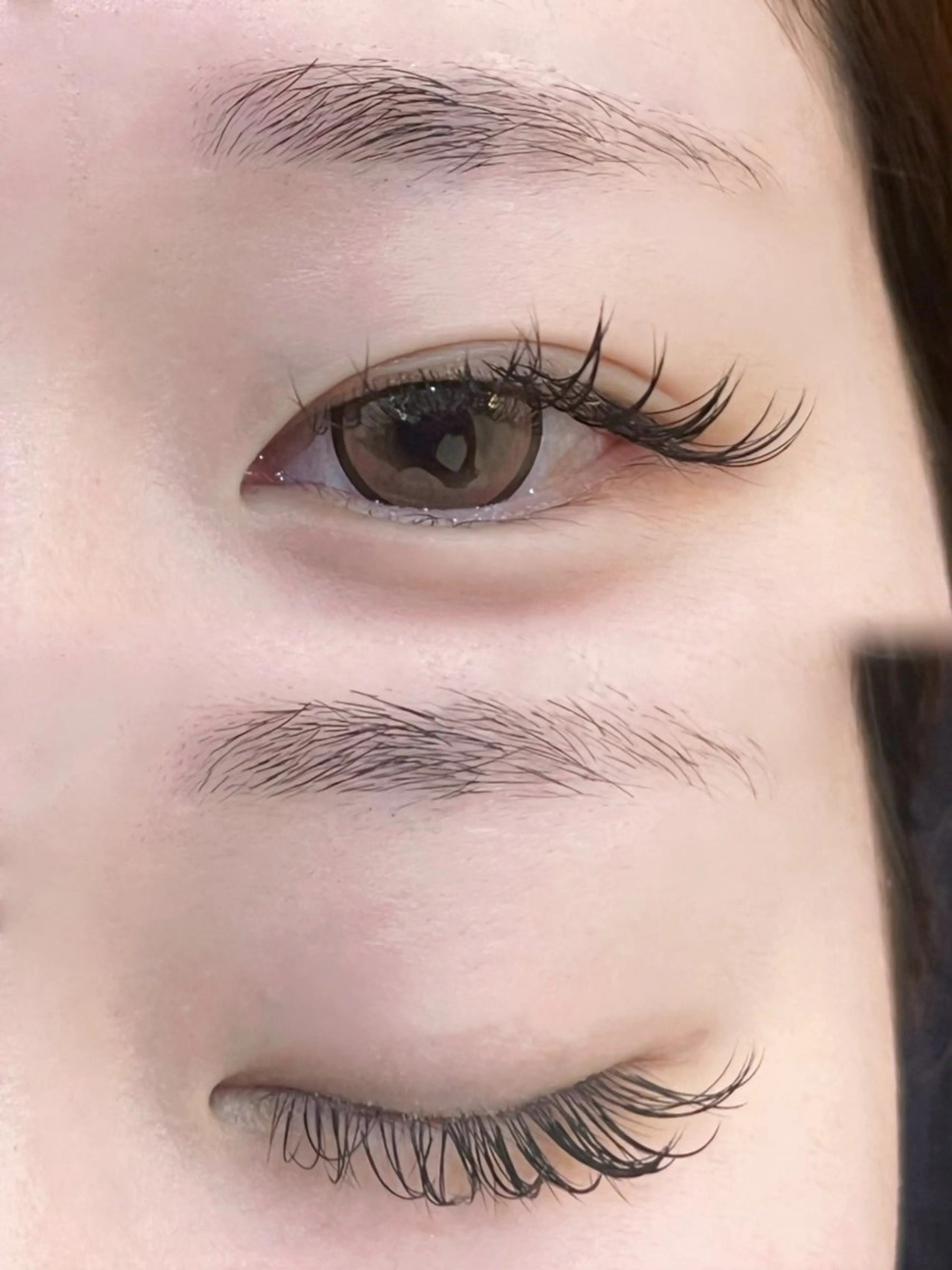 マツエク・マツパ 岡本葵子カットモデル ┊束感マツエクのマツエク・マツパデザイン