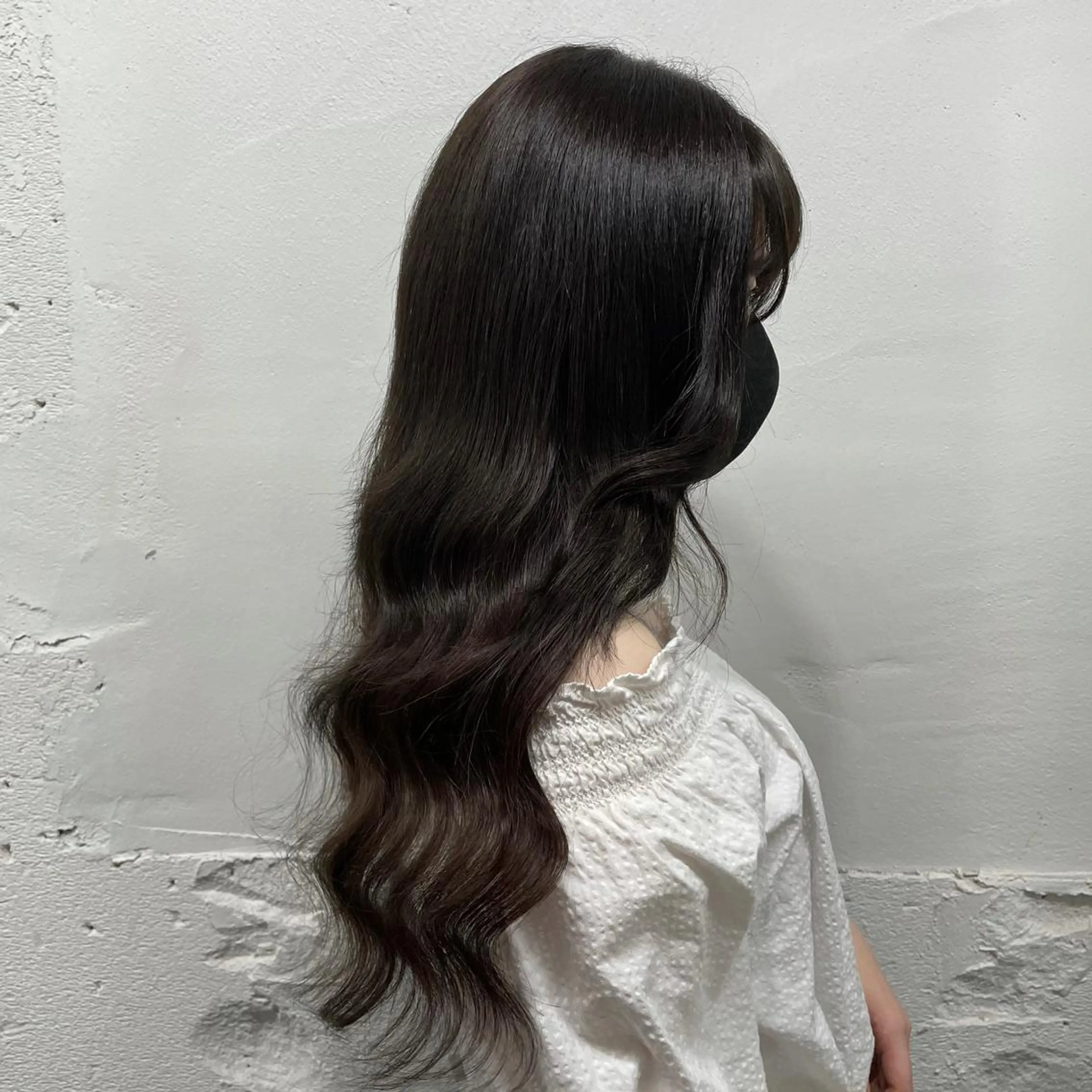 ロング カラー シールエクステ バレイヤージュ ミストバング ダブルカラー  フェイスフレーミング ヘアカラー エクステ 🧡艶髪ちゅるん髪 🫧🧡YUKI❄️のヘアスタイル