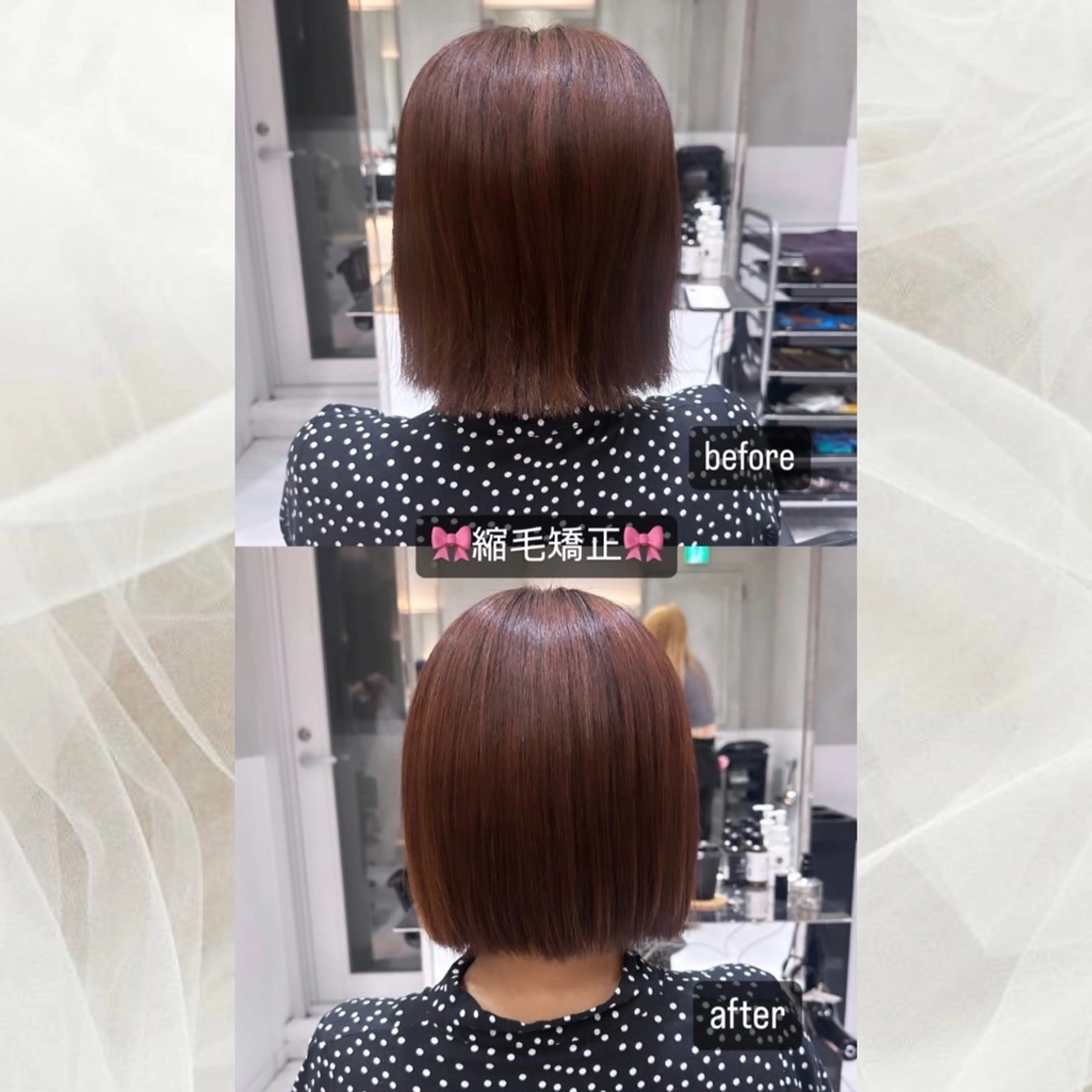 ショート 縮毛矯正 Rino🎀/盛れる 顔周りカット🪽✩のヘアスタイル