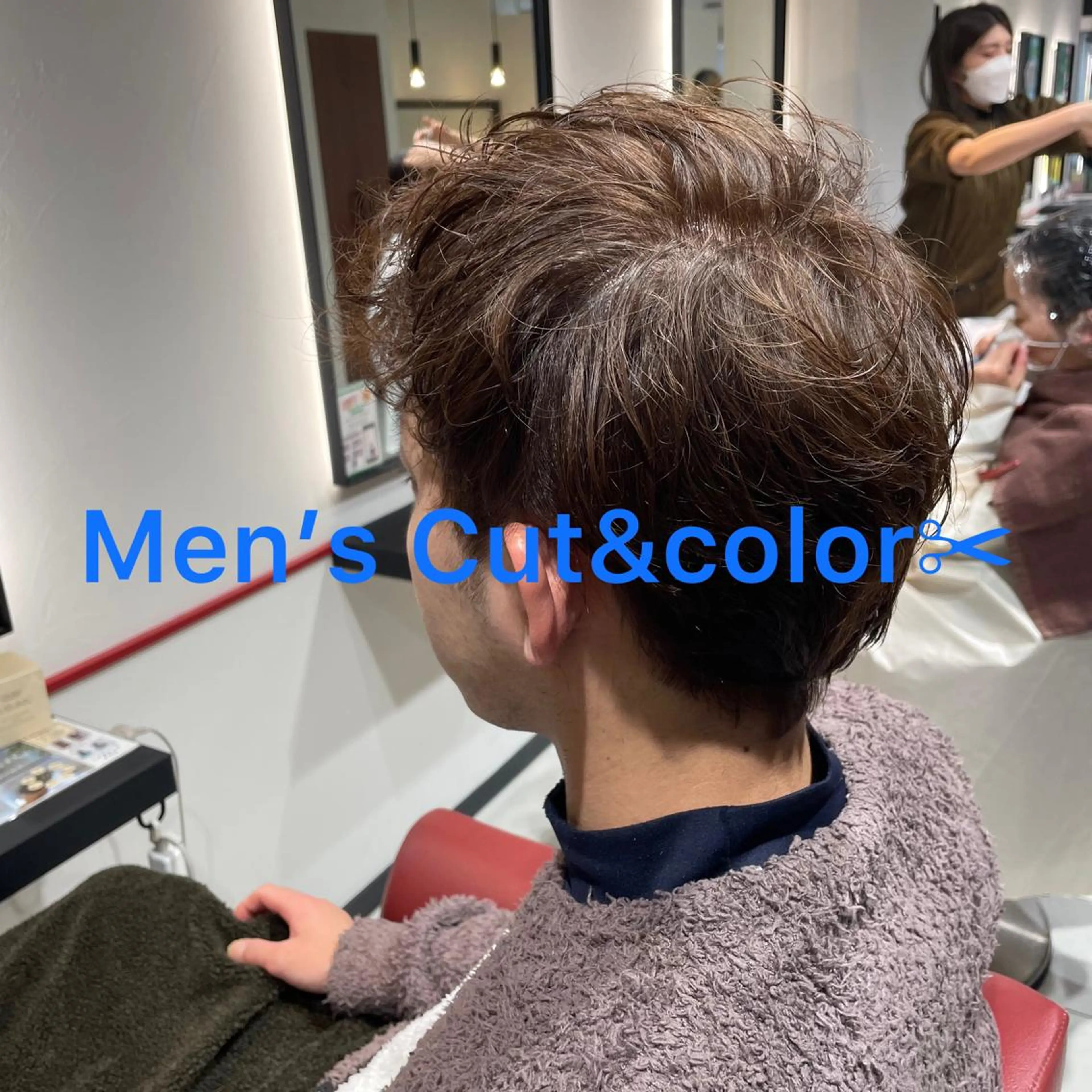 ショート カラー メンズ メンズパーマ/カラー /須藤　大貴のヘアスタイル