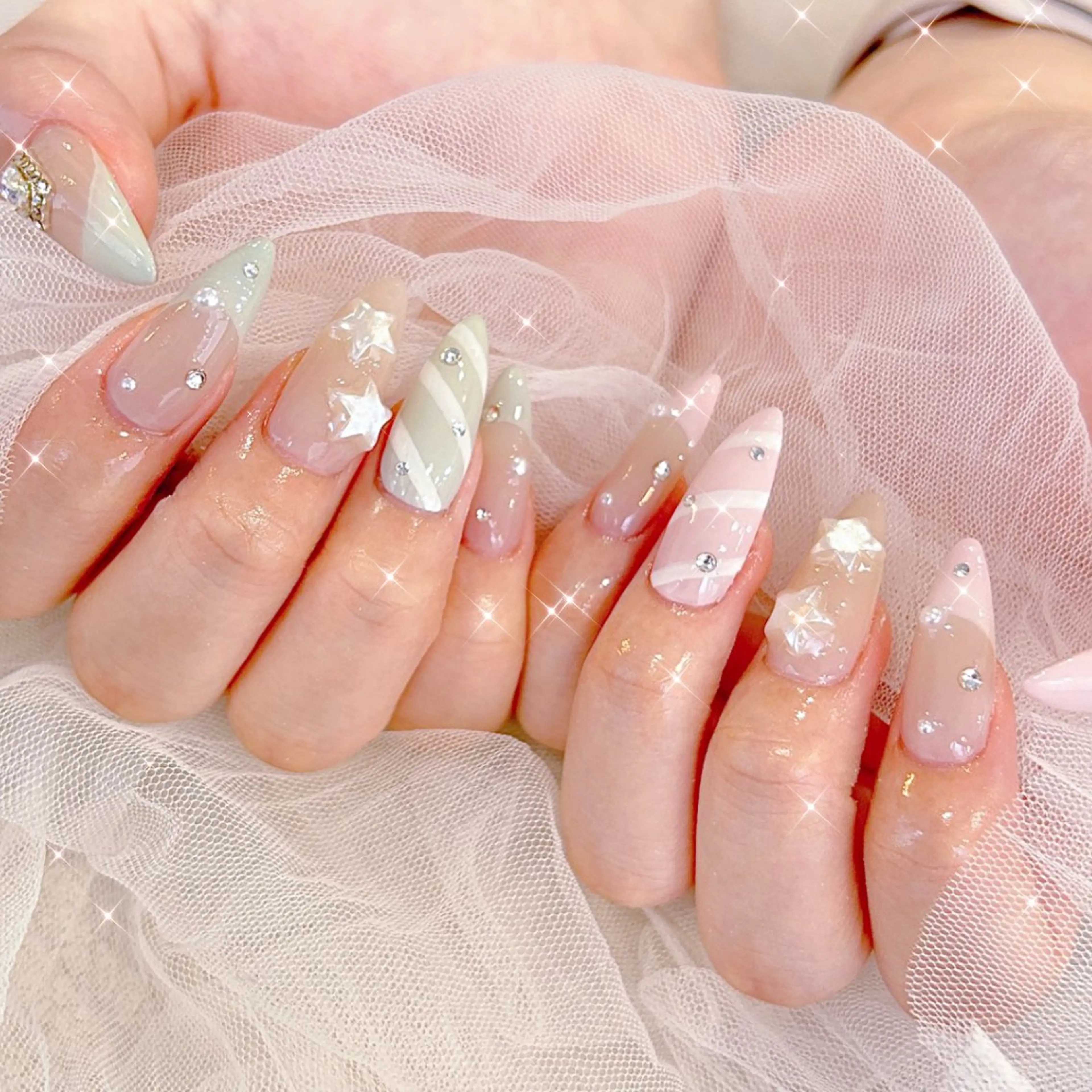 ネイル Cleo🧸伏見店 mikiのネイルデザイン