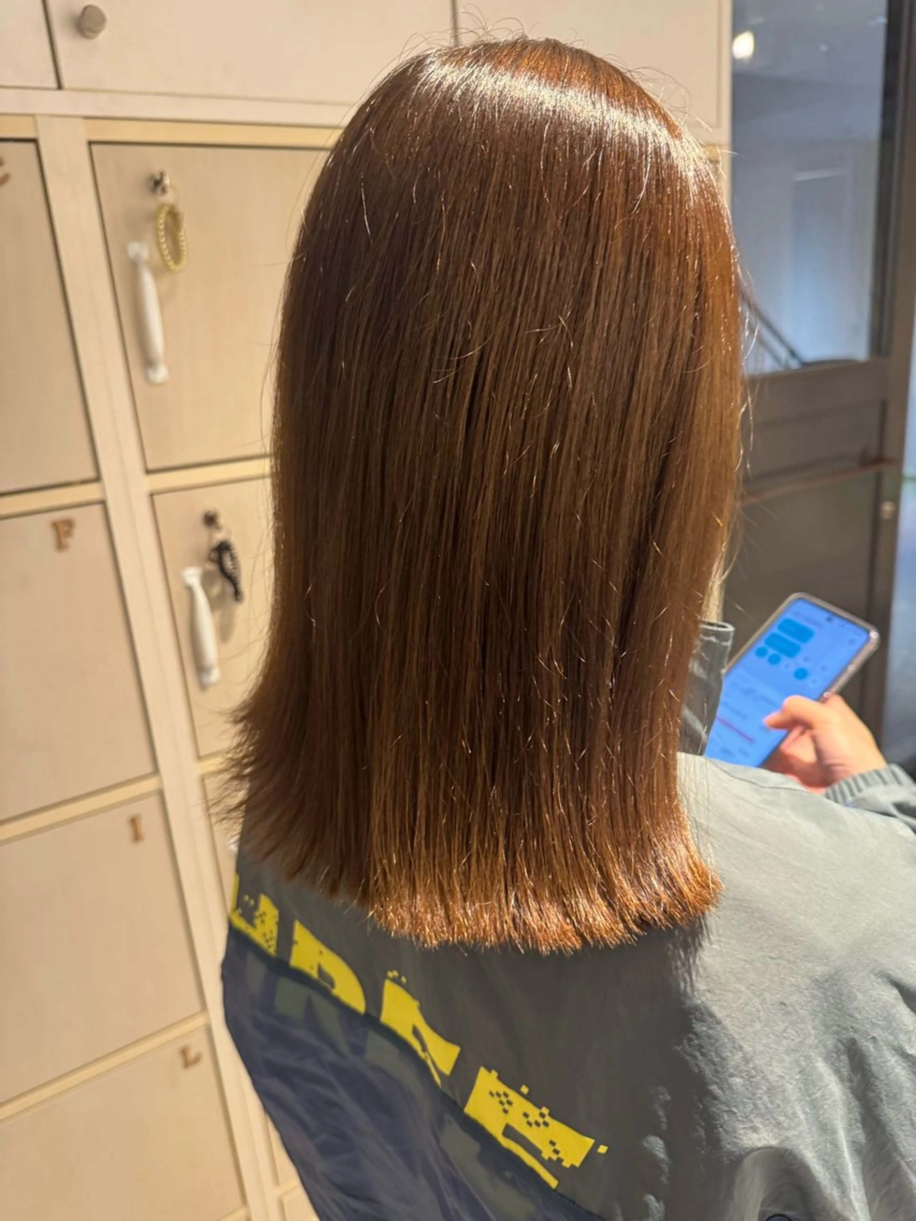 ミディアム 鄭 勇太のヘアスタイル