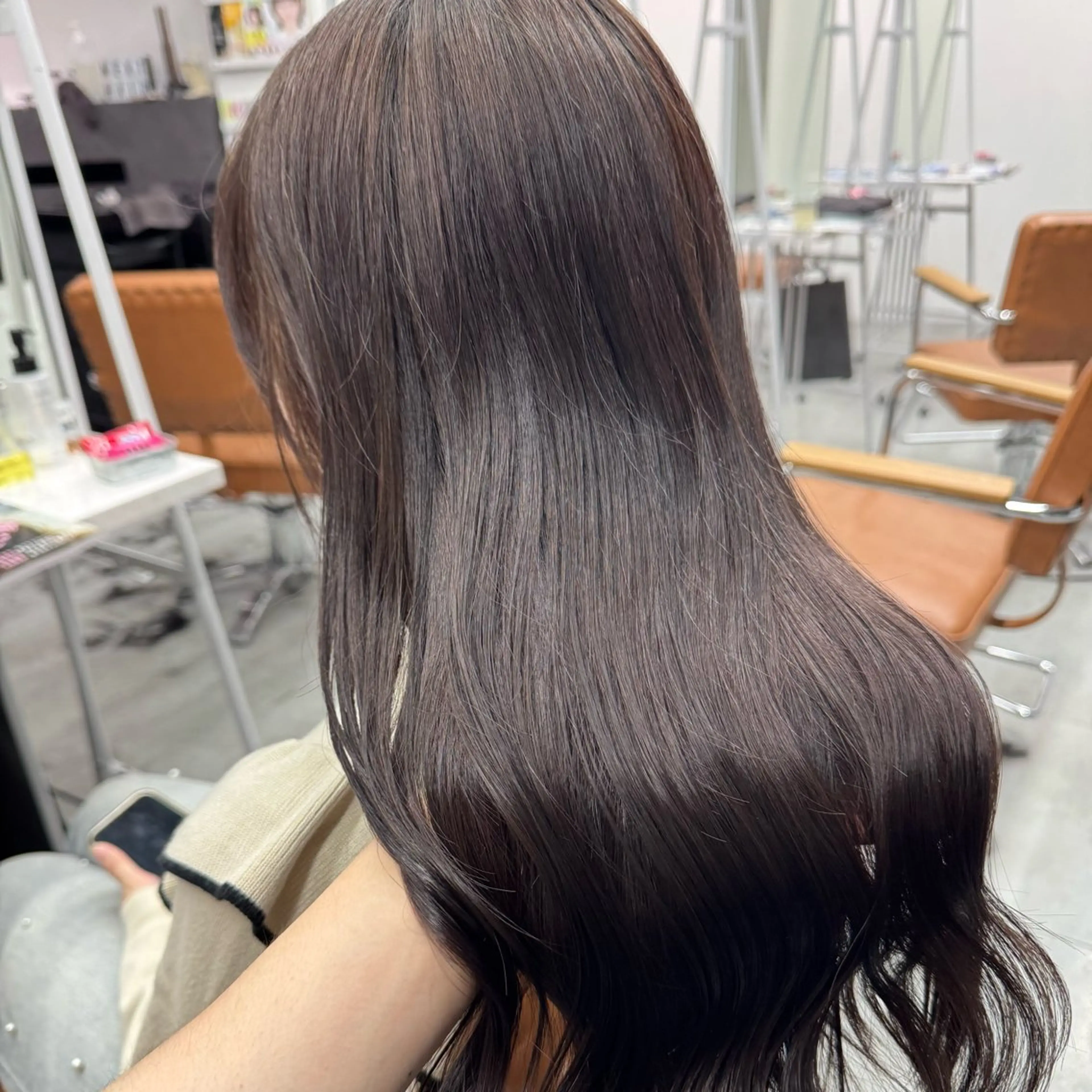 ロング カラー ヘアアレンジ ヘアカラー ブリーチなしカラー /新百合ヶ丘/安形翔のヘアスタイル