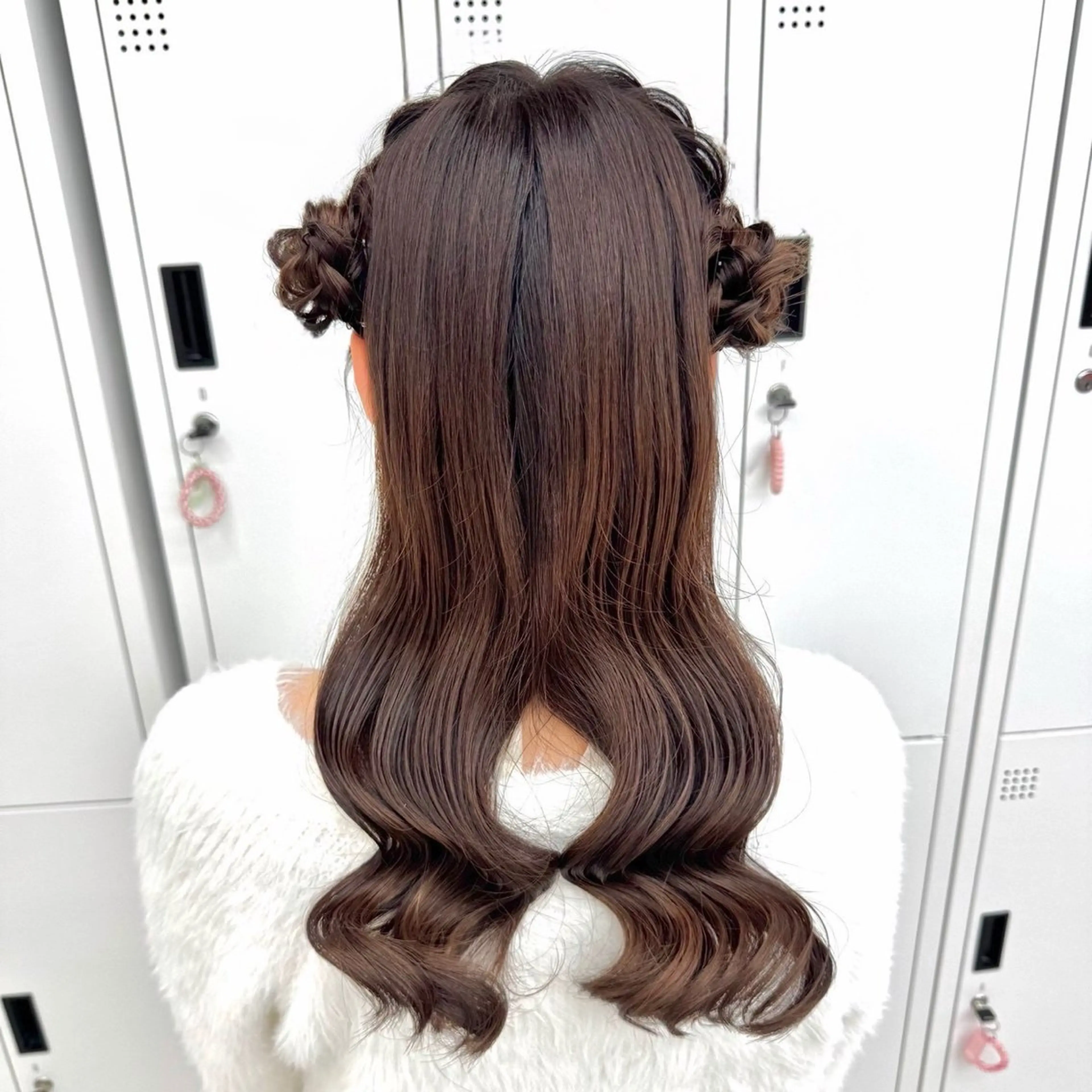 セミロング ヘアアレンジ ヘアセット エクステ🫧アレンジ ￤横浜  ももはのヘアスタイル