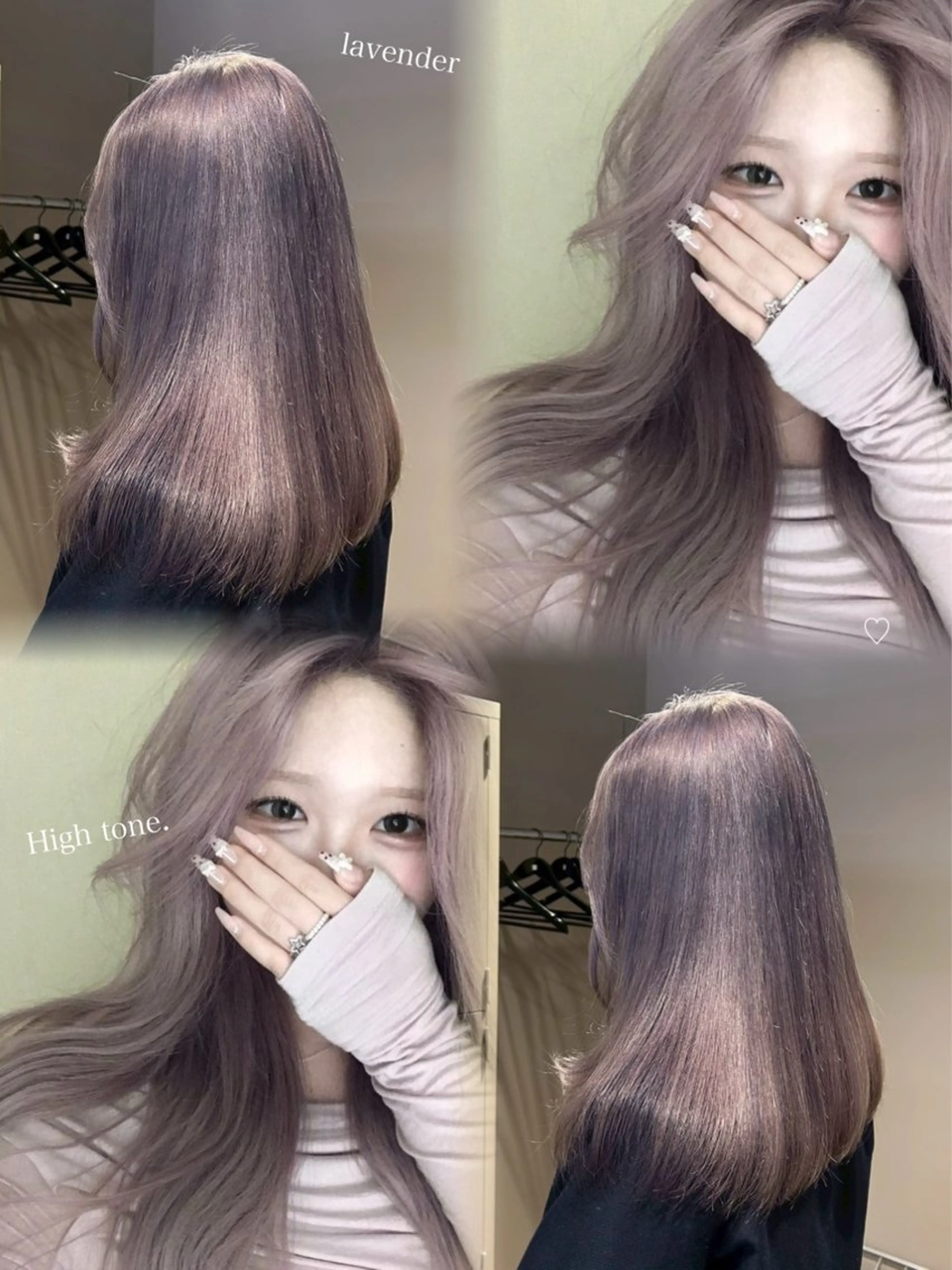 カラー 髙𠩤 やよいのヘアスタイル