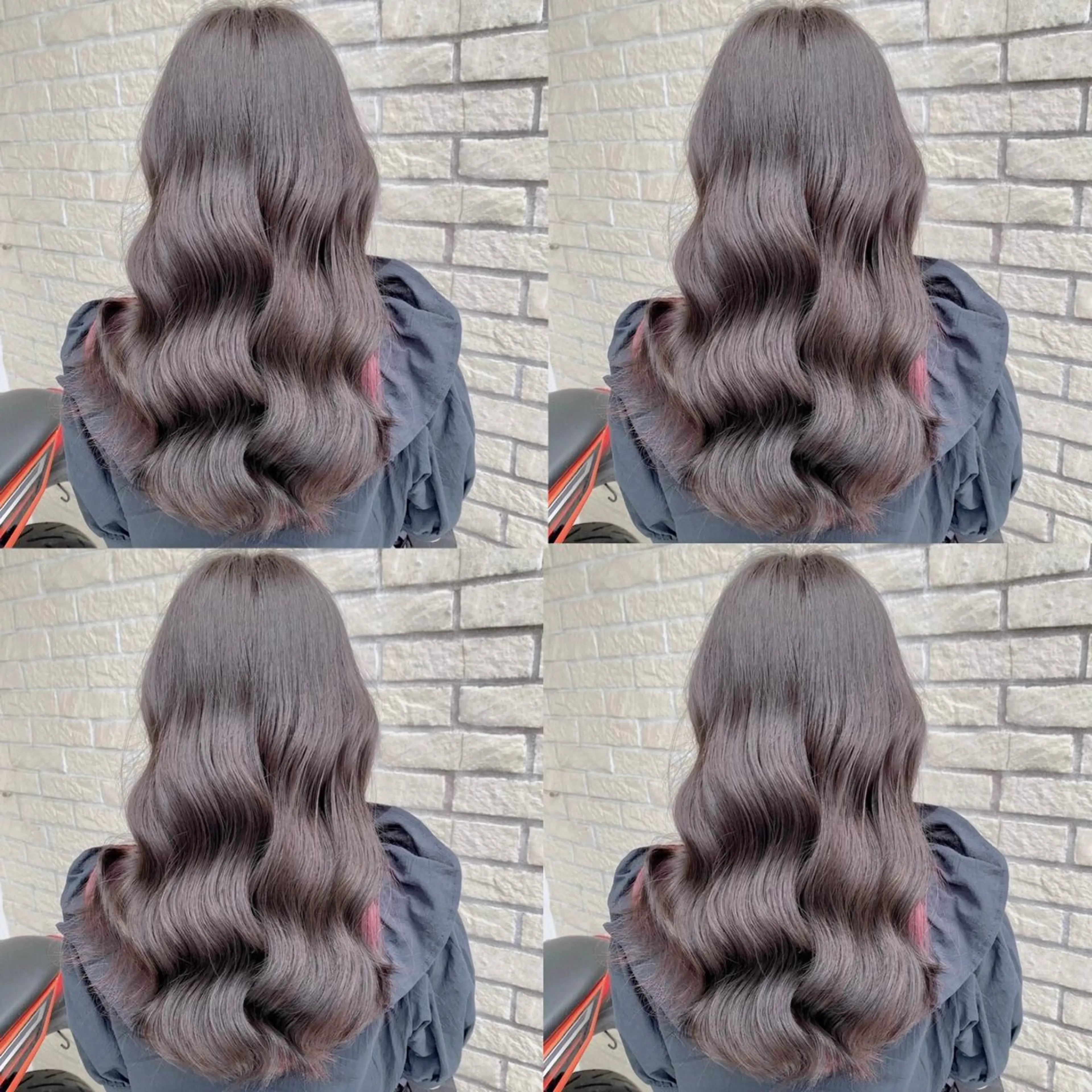 ロング カラー カット ヘアカラー トリートメント 成瀬スパイラル パーマ清水大隼のヘアスタイル