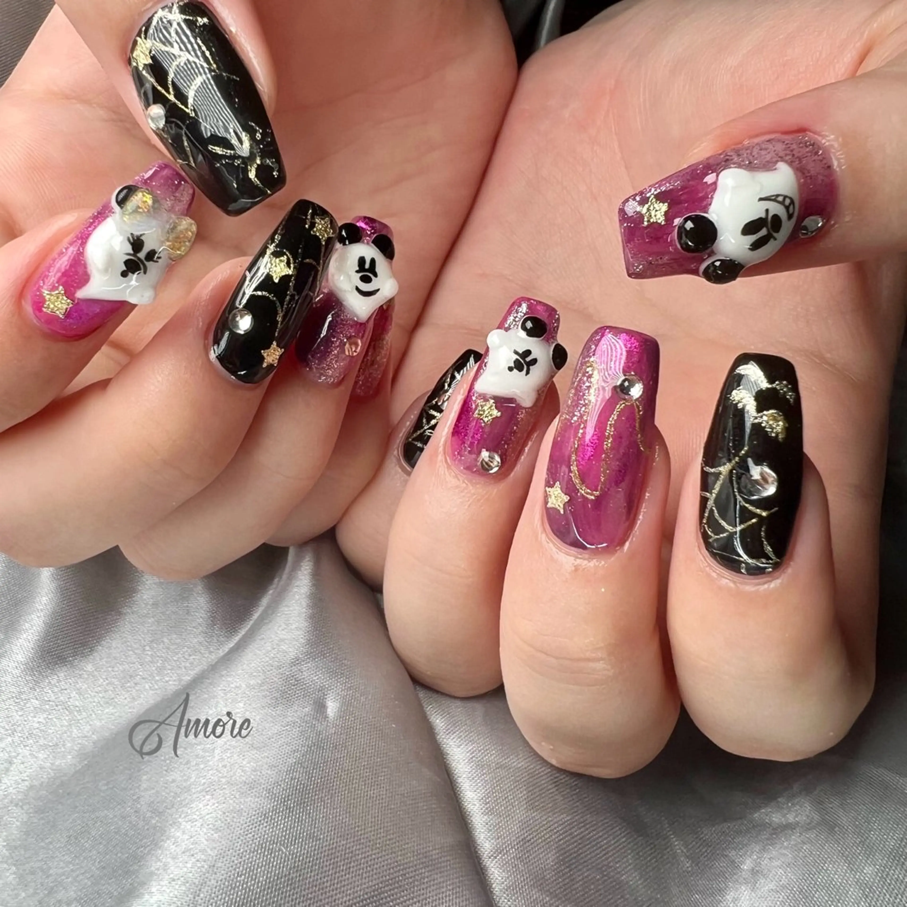 ネイル ジェルネイル 韓国ネイル パラジェル You kyehwaのネイルデザイン