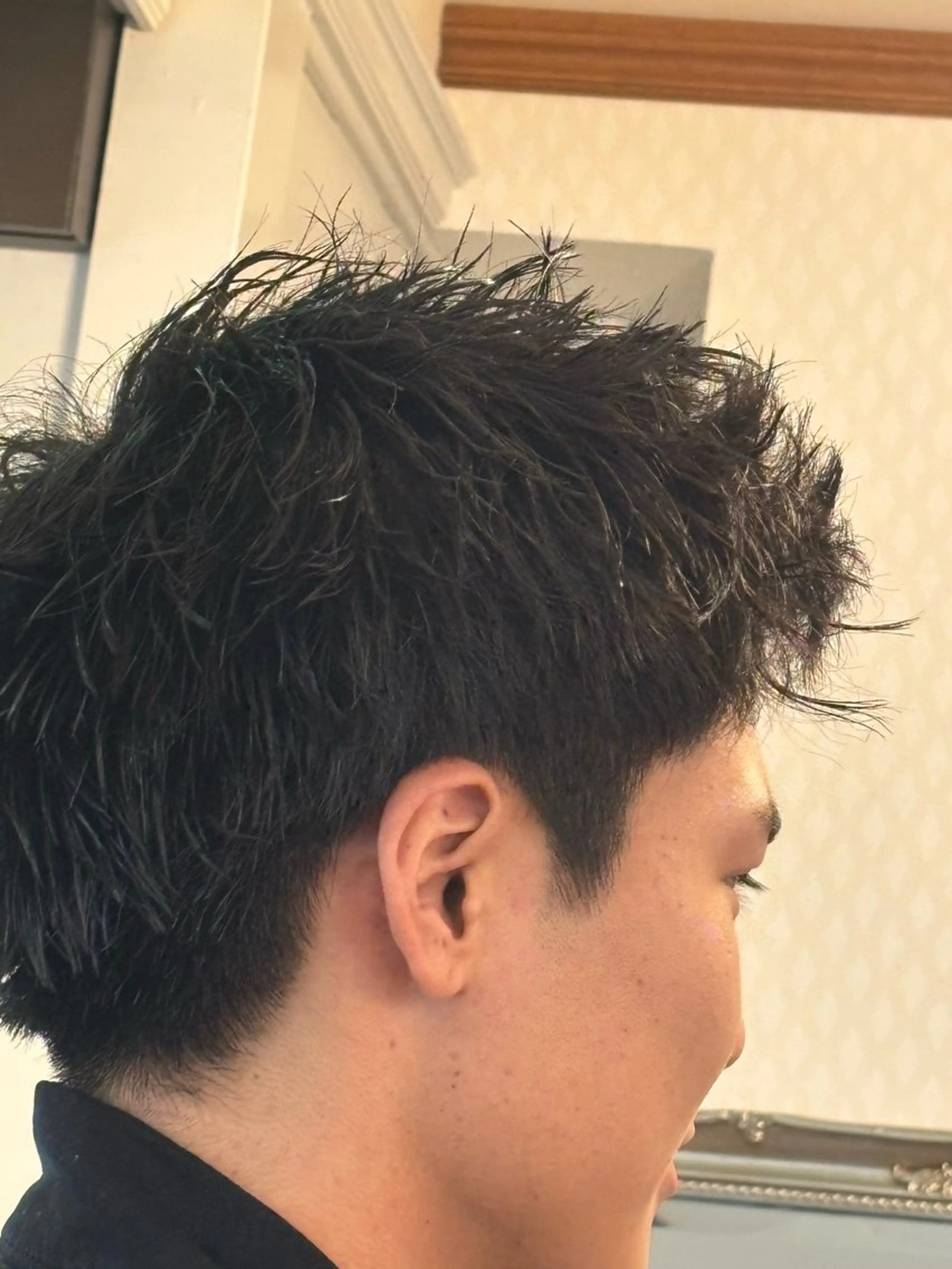 ショート パーマ メンズ スパイキーショート ショートヘア おしゃれ泥棒 石原メンズ特化美容師のヘアスタイル