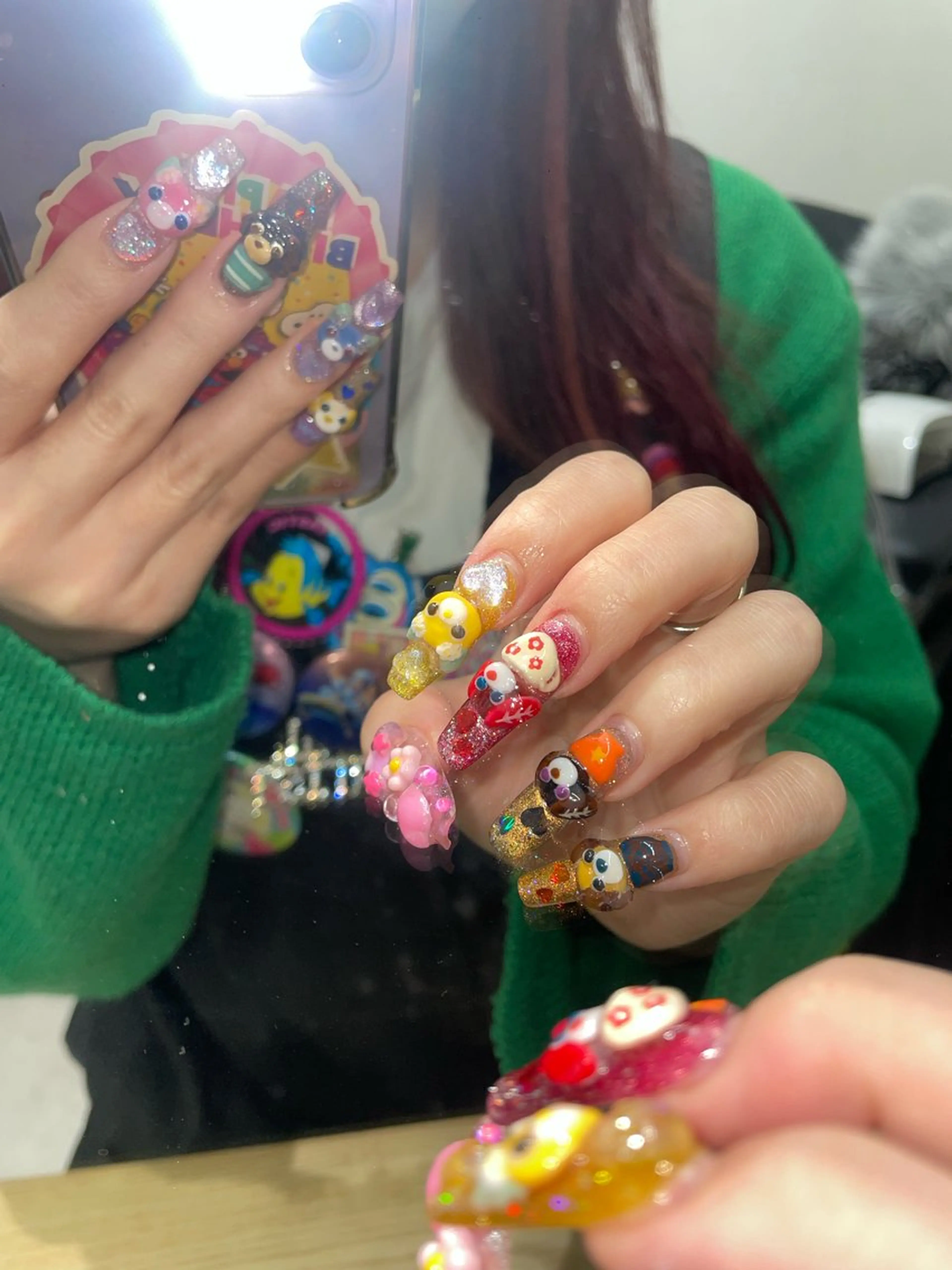 ネイル RICO Nail パーツつけ放題🌈のネイルデザイン