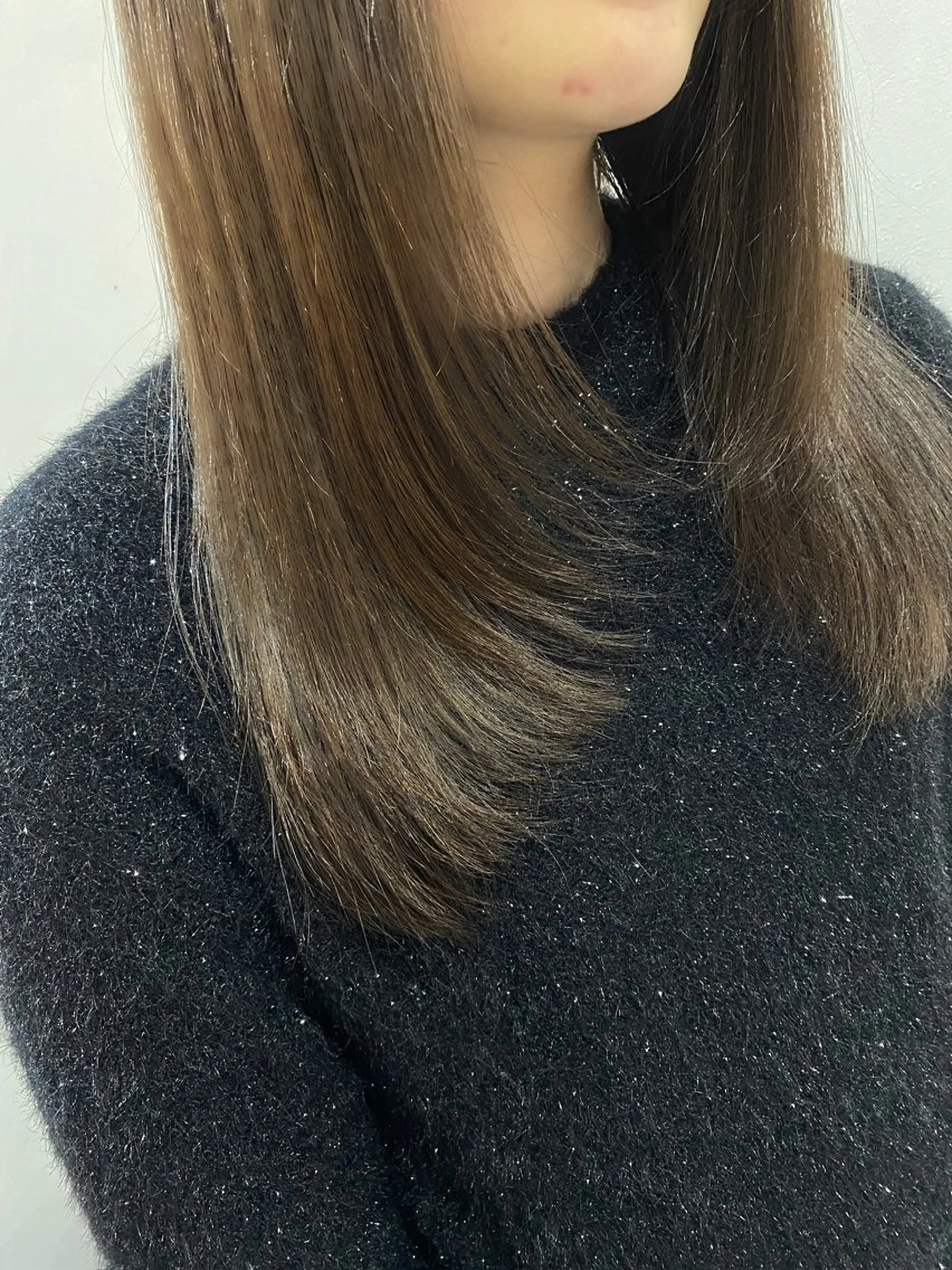 ロング カラー ロングレイヤー 顔まわりレイヤー 韓国風ヘア レイヤーカット ロング カット ヘアカラー トリートメント ♡オシャ髪♡AI ✂️newi町田のヘアスタイル